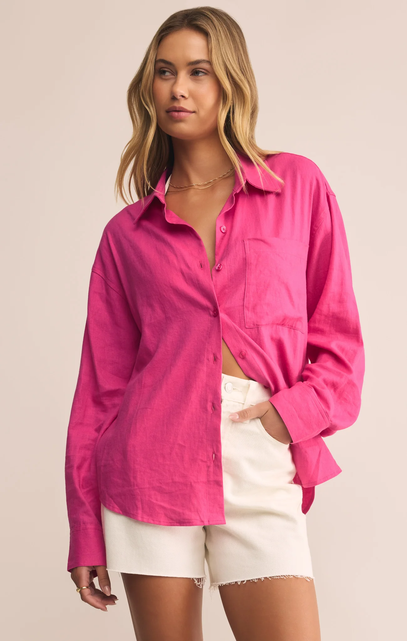 Alfie Linen Button Up - Image 15
