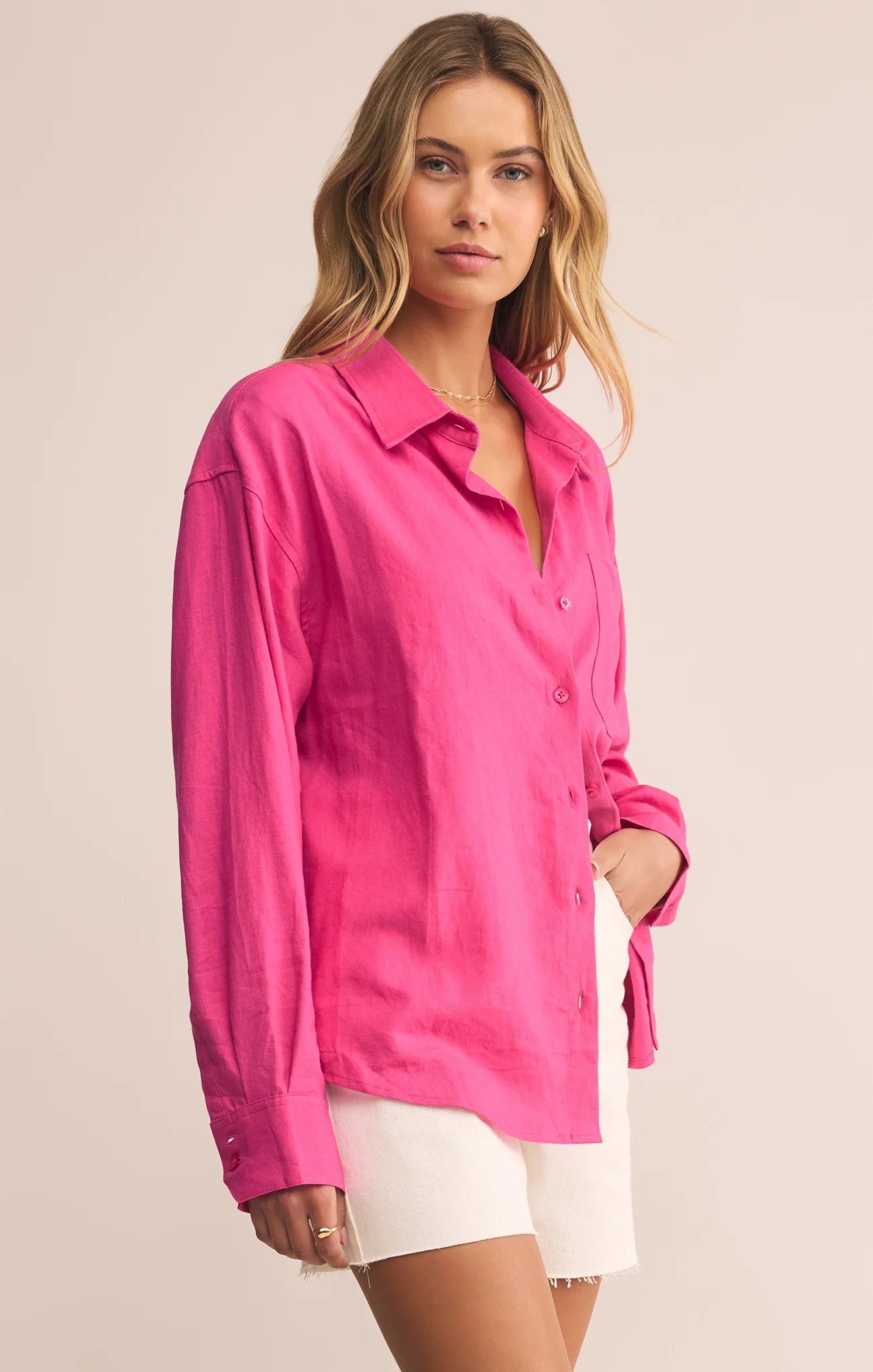Alfie Linen Button Up - Image 17