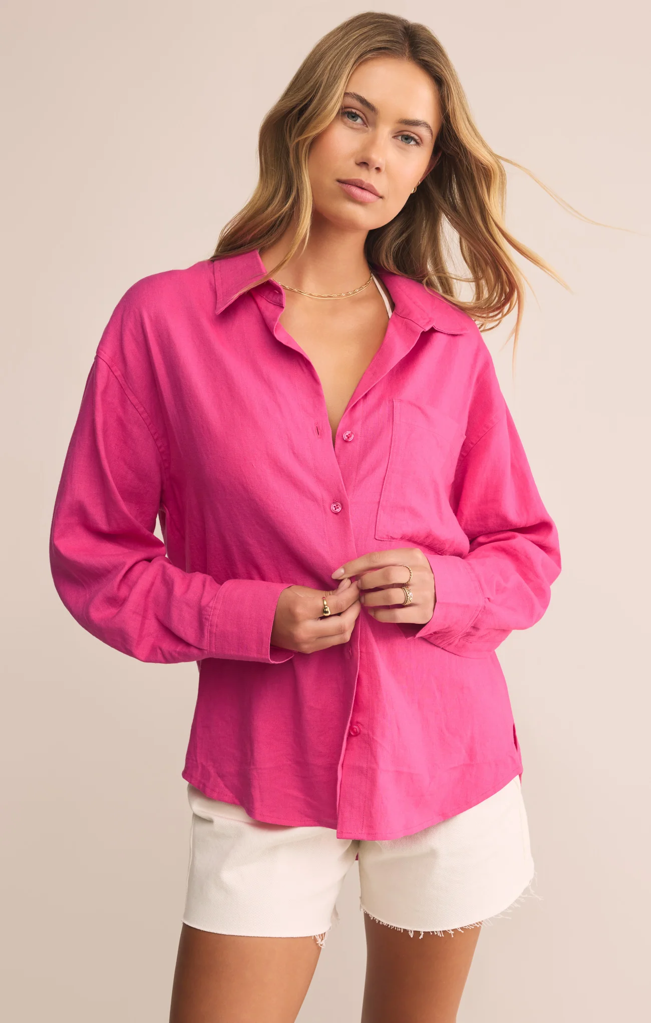 Alfie Linen Button Up - Image 21