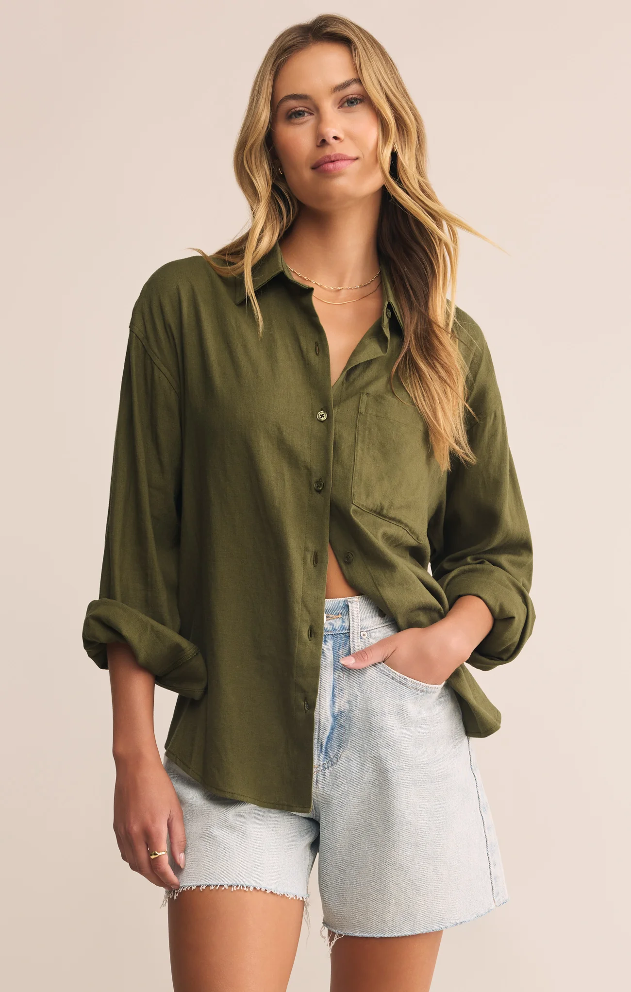 Alfie Linen Button Up - Image 22