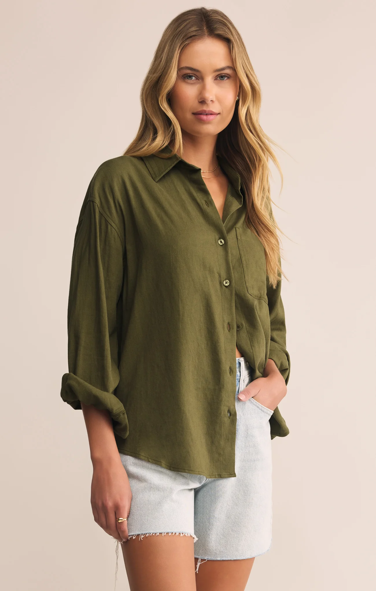 Alfie Linen Button Up - Image 24