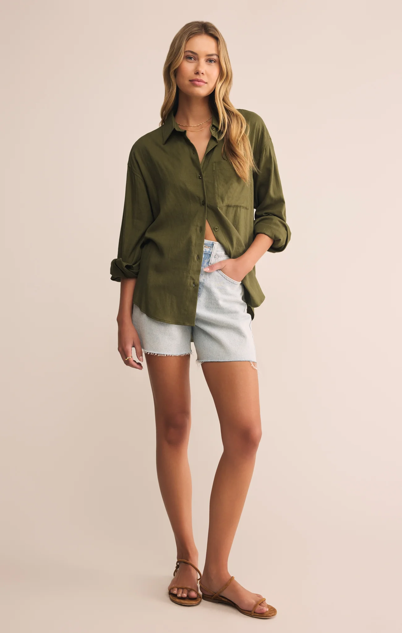 Alfie Linen Button Up - Image 25