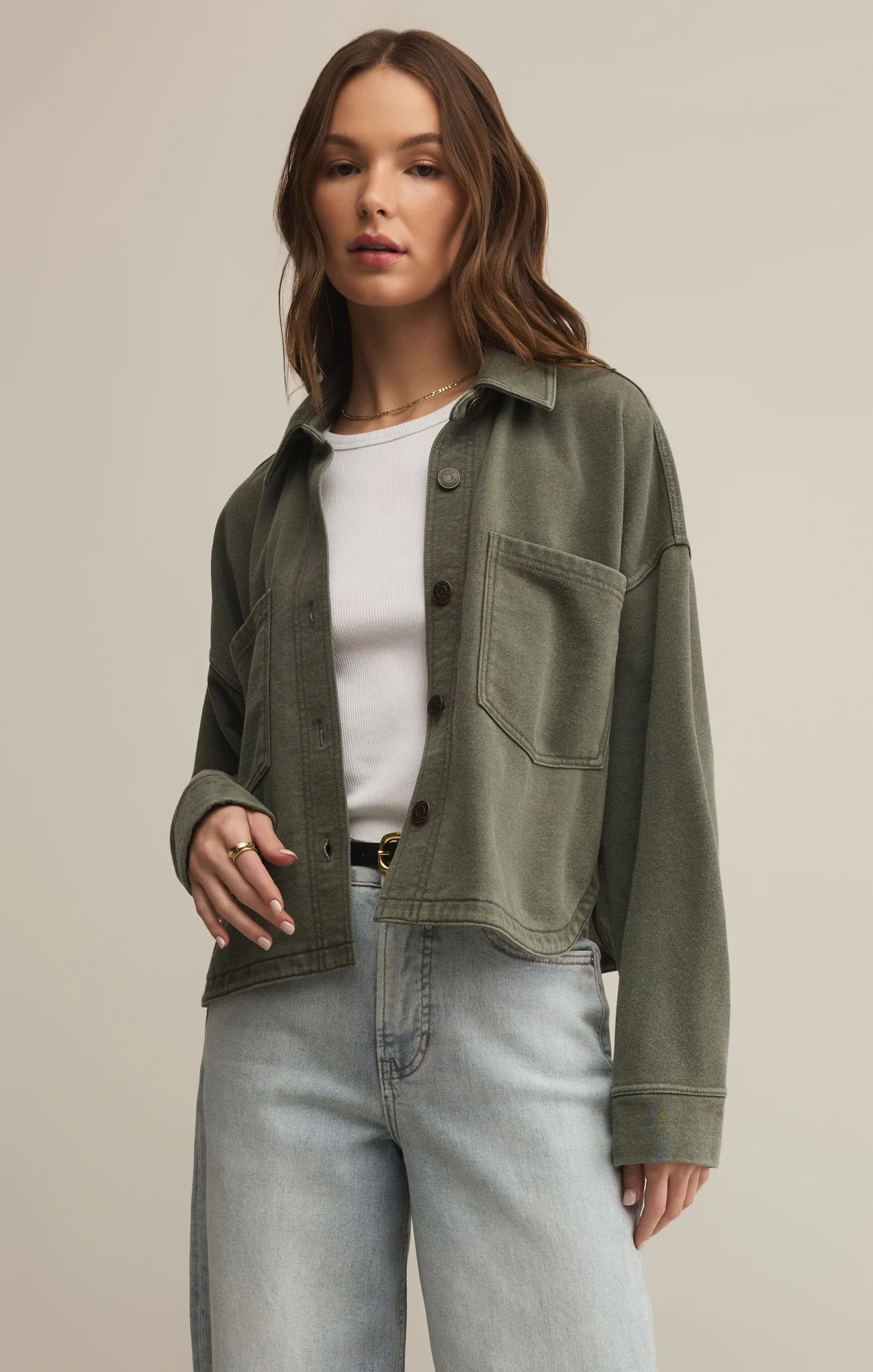 All Day Cropped Knit Jacket - Image 10