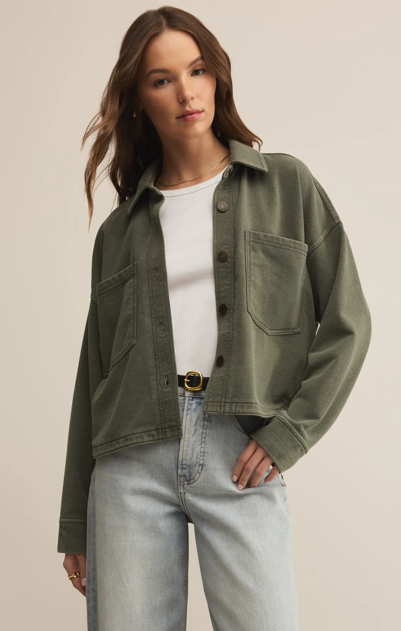 All Day Cropped Knit Jacket - Image 8