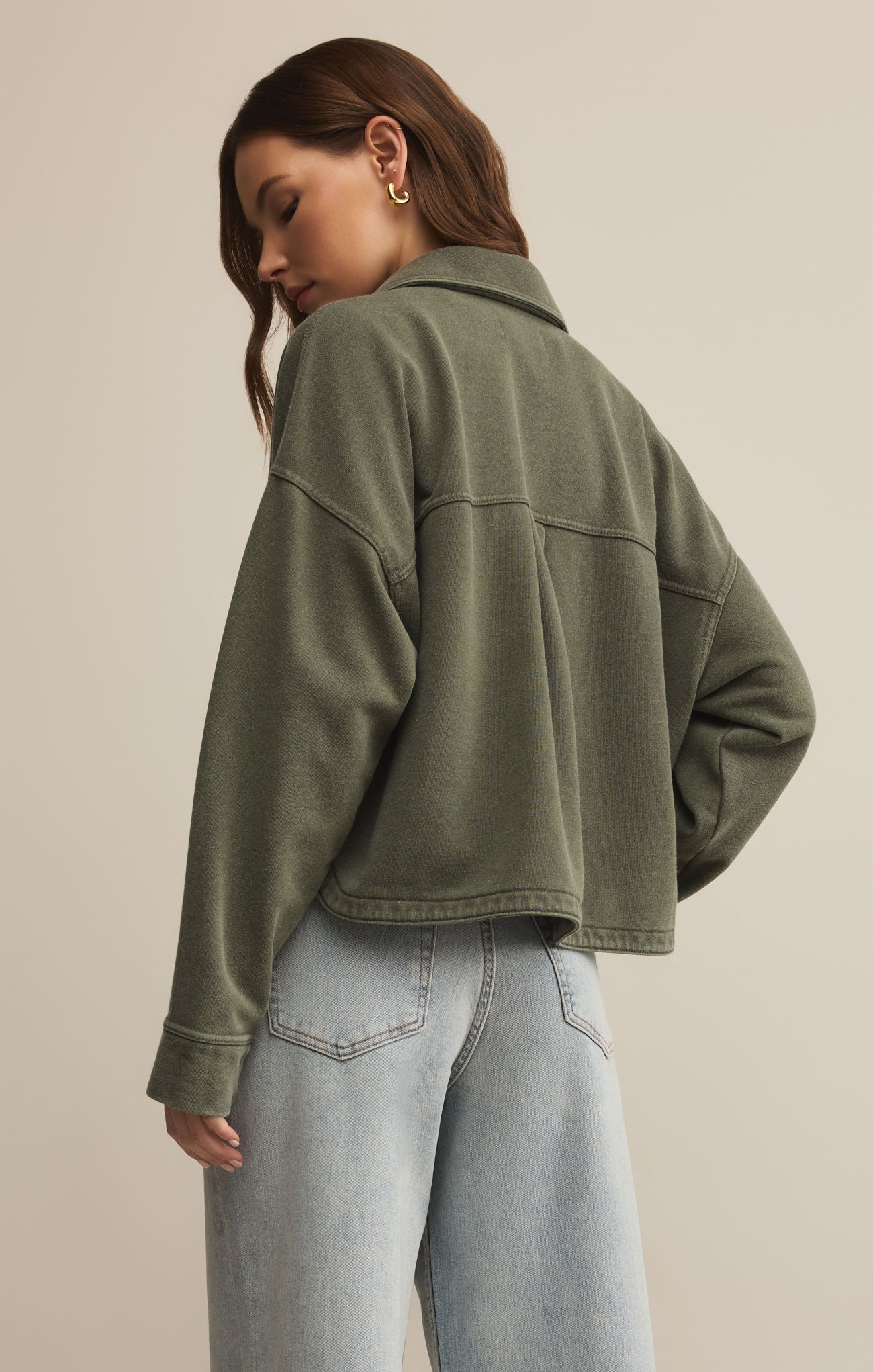 All Day Cropped Knit Jacket - Image 9
