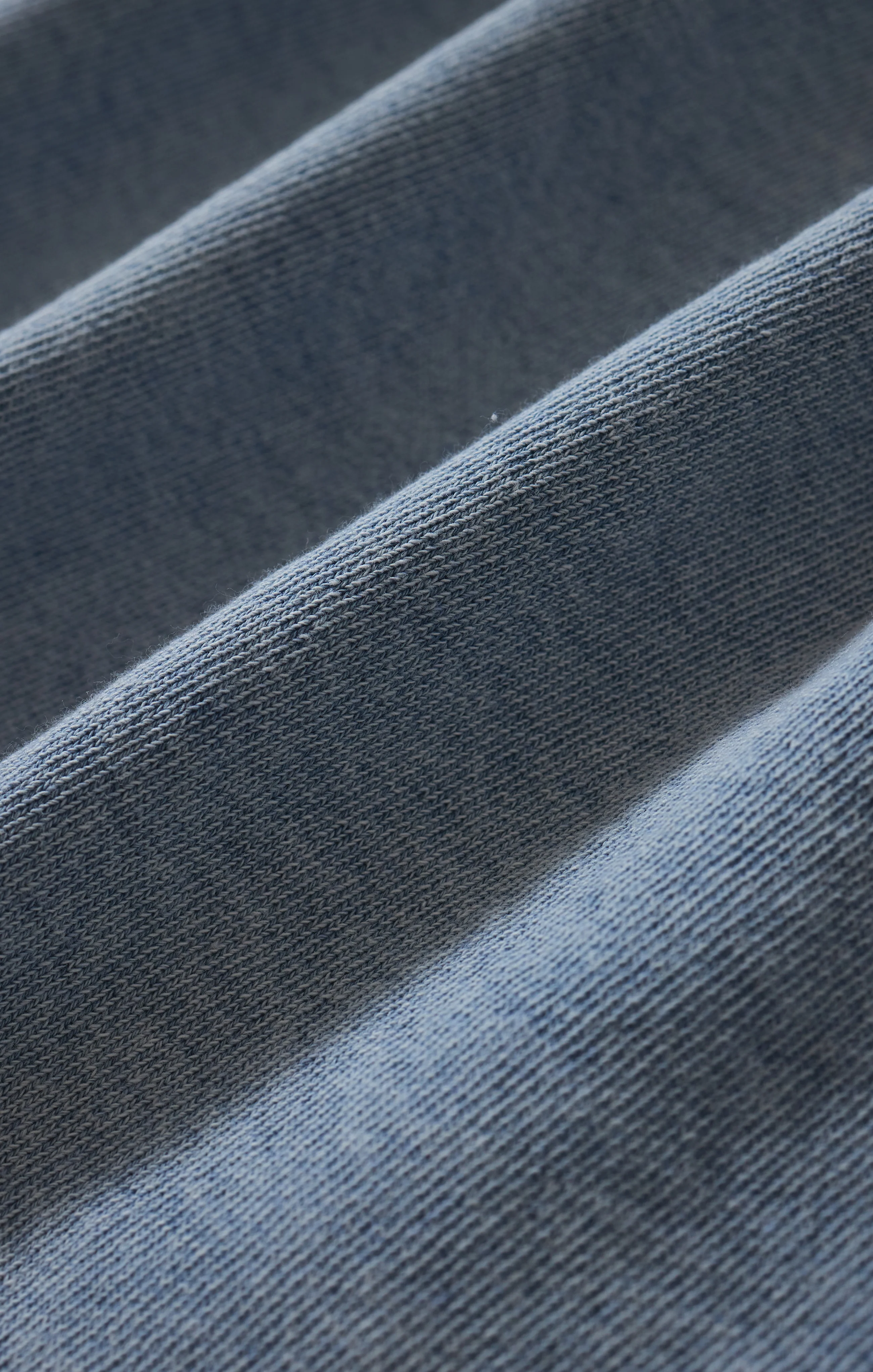 All Day Cropped Knit Denim Jacket - Image 5