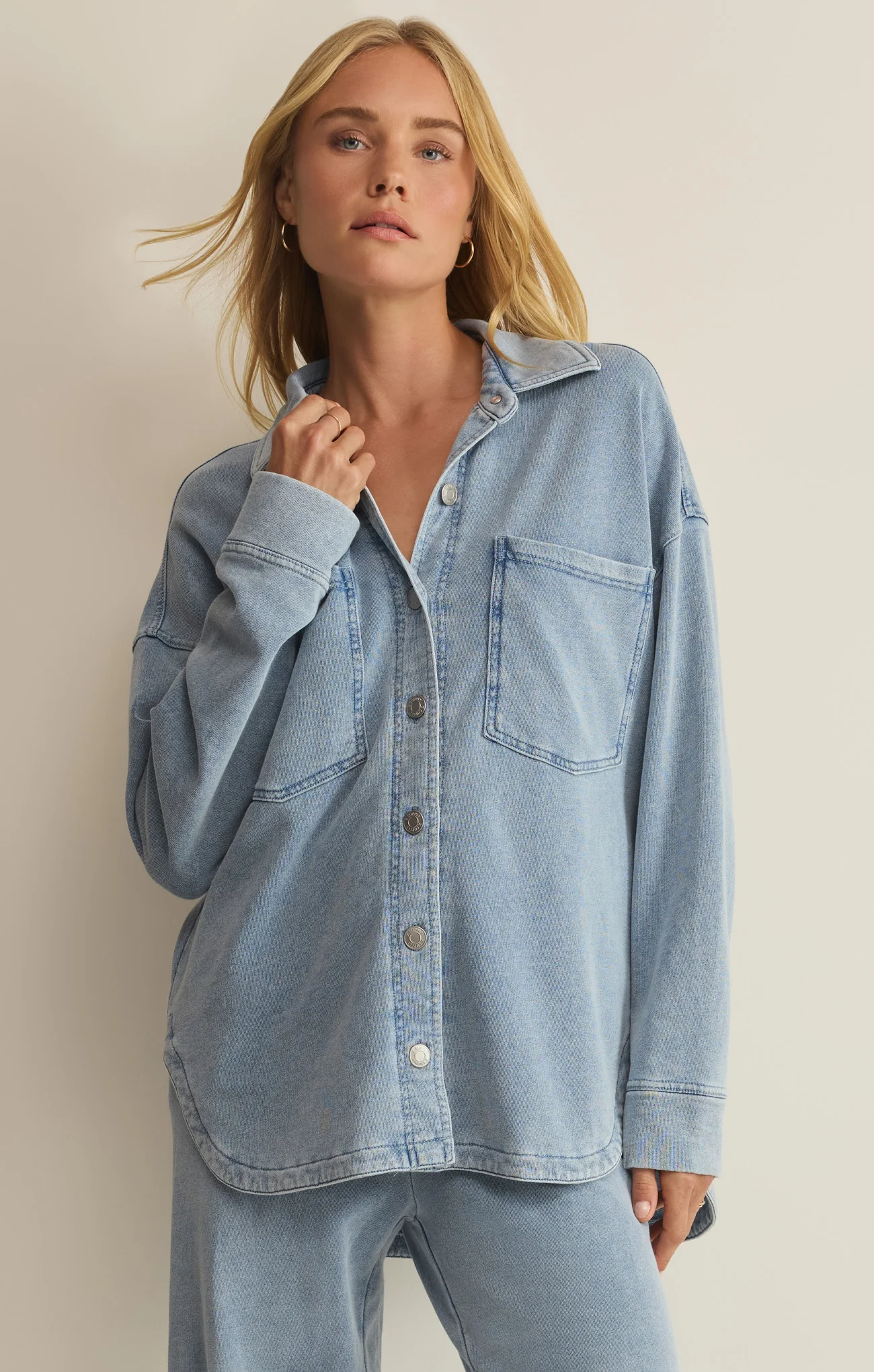 All Day Knit Denim Jacket - Image 13