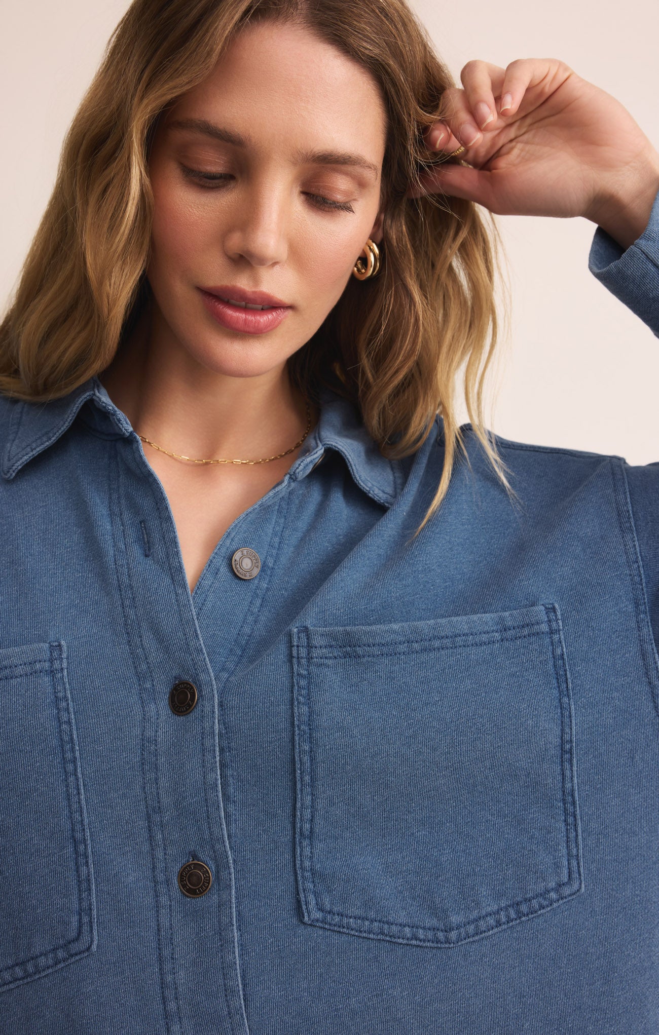 All Day Knit Denim Jacket - Image 35