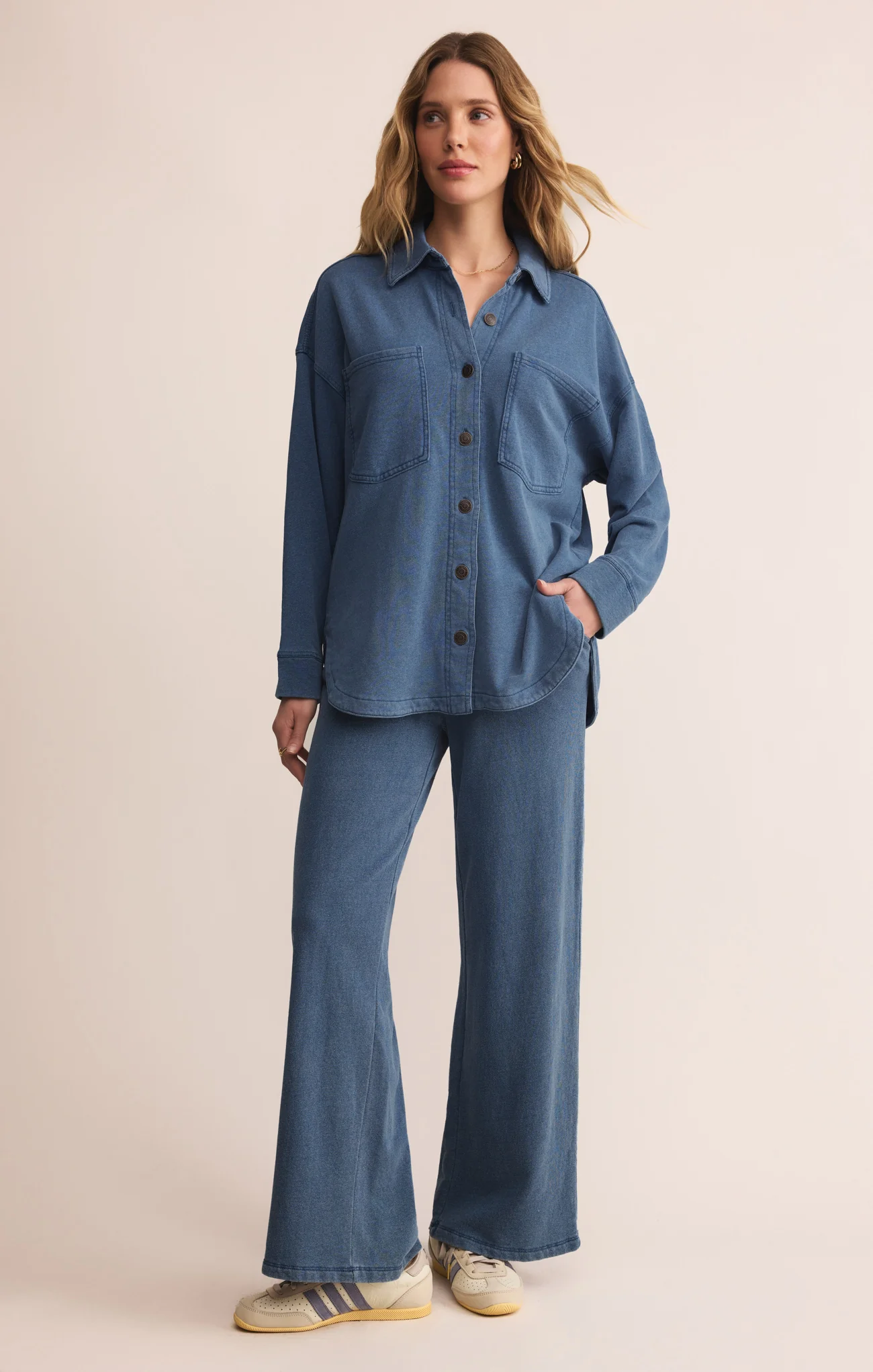 All Day Knit Denim Jacket - Image 37