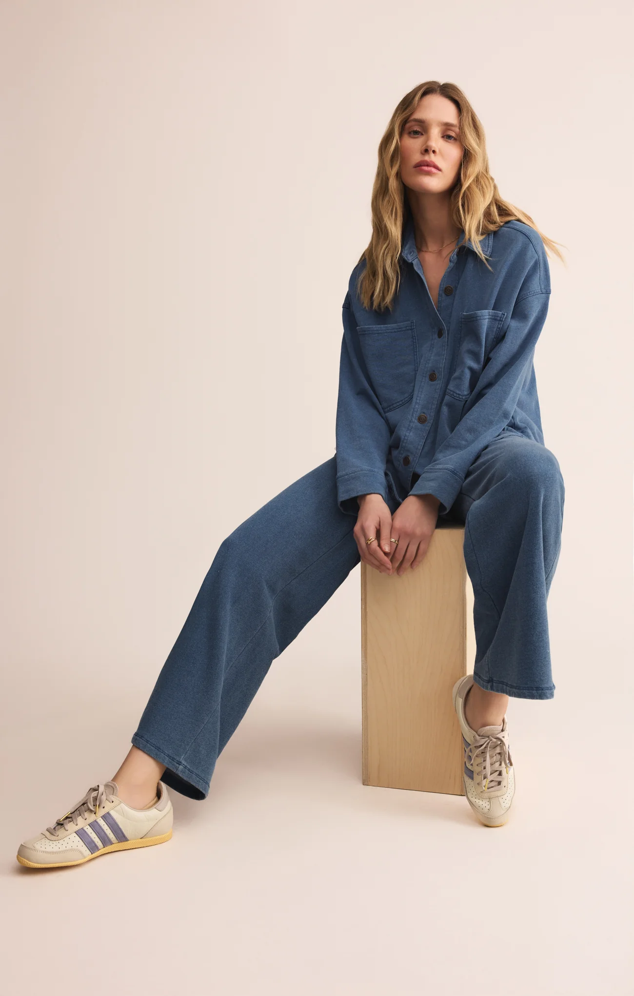 All Day Knit Denim Jacket - Image 39
