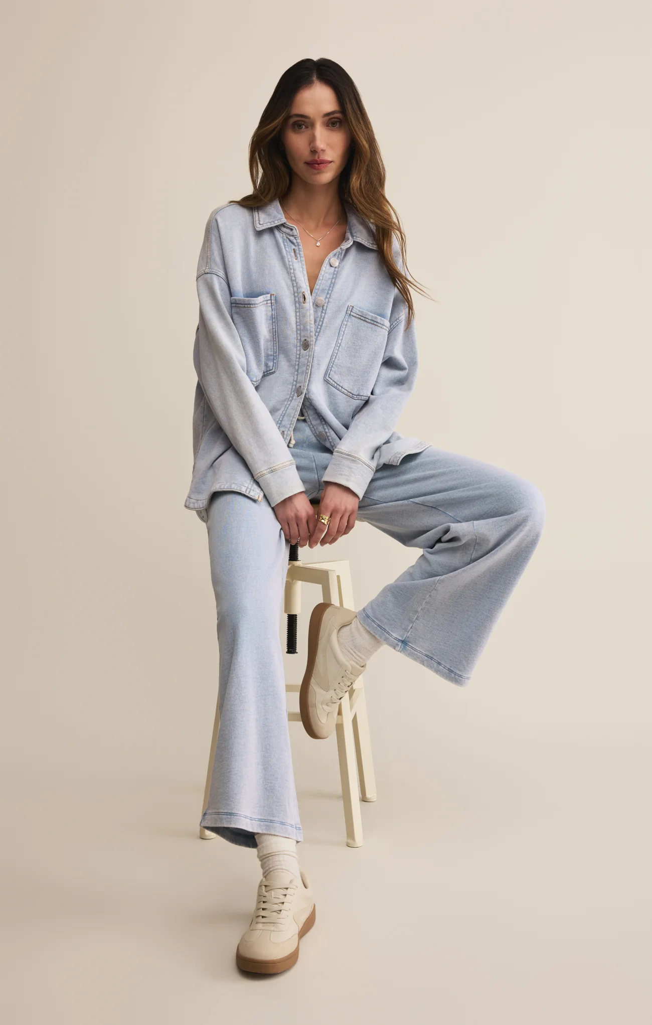All Day Knit Denim Jacket - Image 43