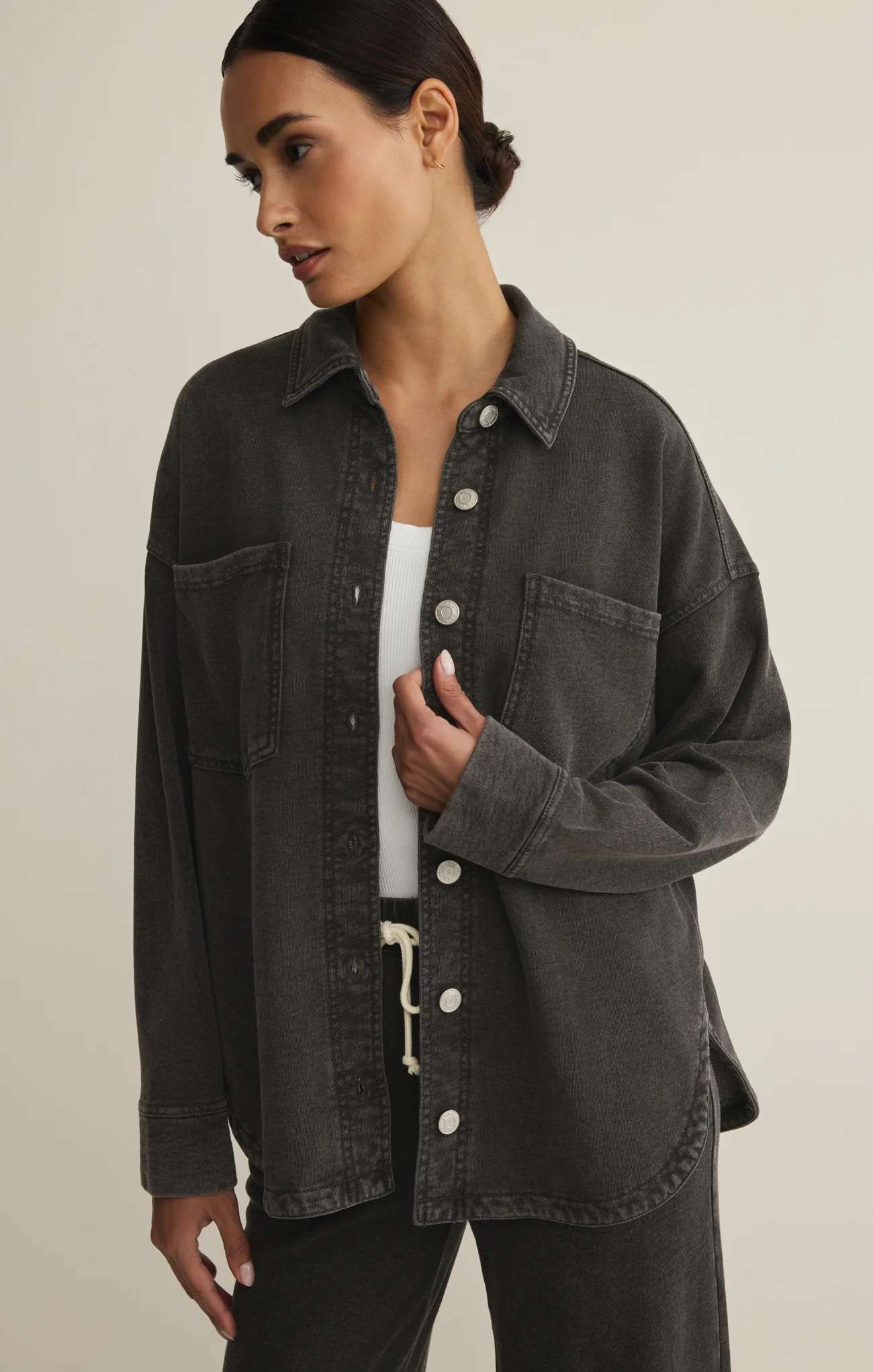All Day Knit Denim Jacket - Image 57