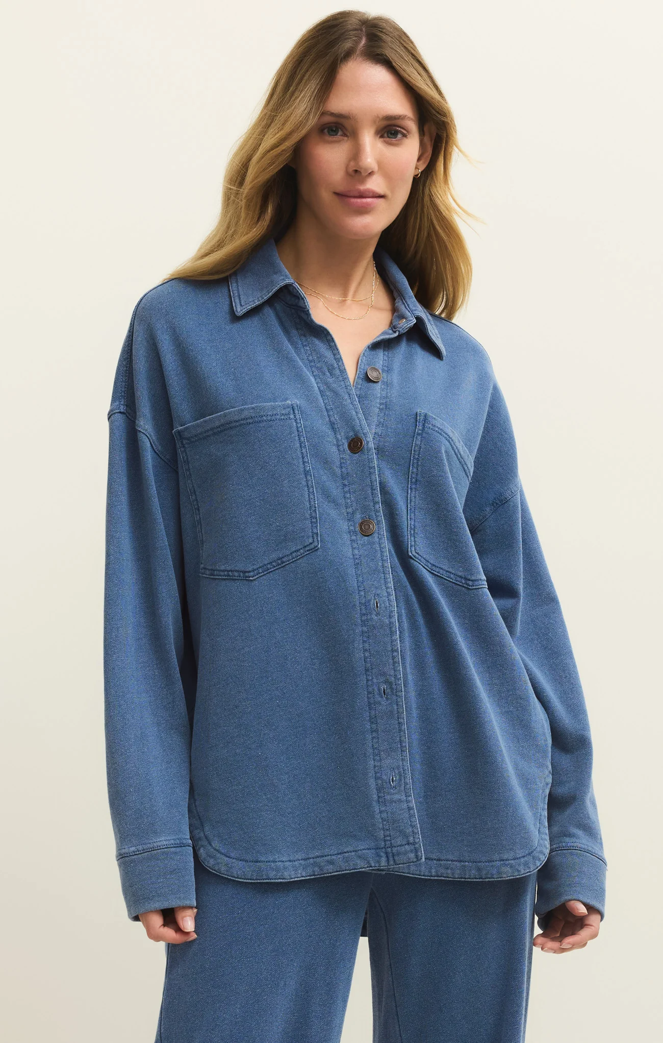 All Day Knit Denim Jacket - Image 59