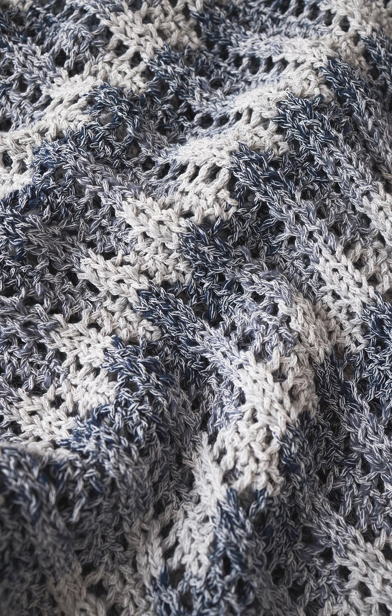 Ballast Crochet Stripe Sweater Top - Image 4