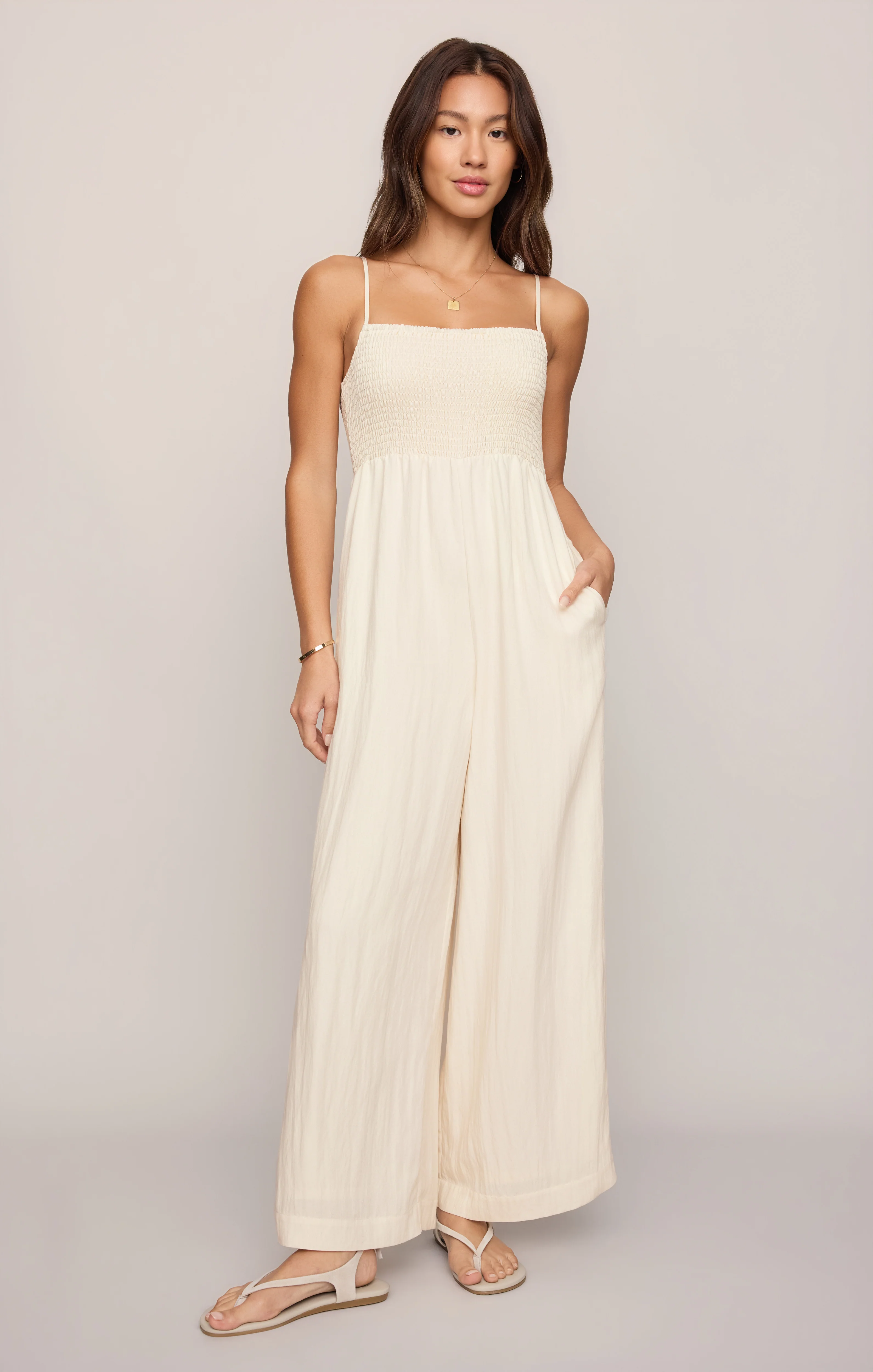 Beachside Smocked Jumpsuit - Image 5