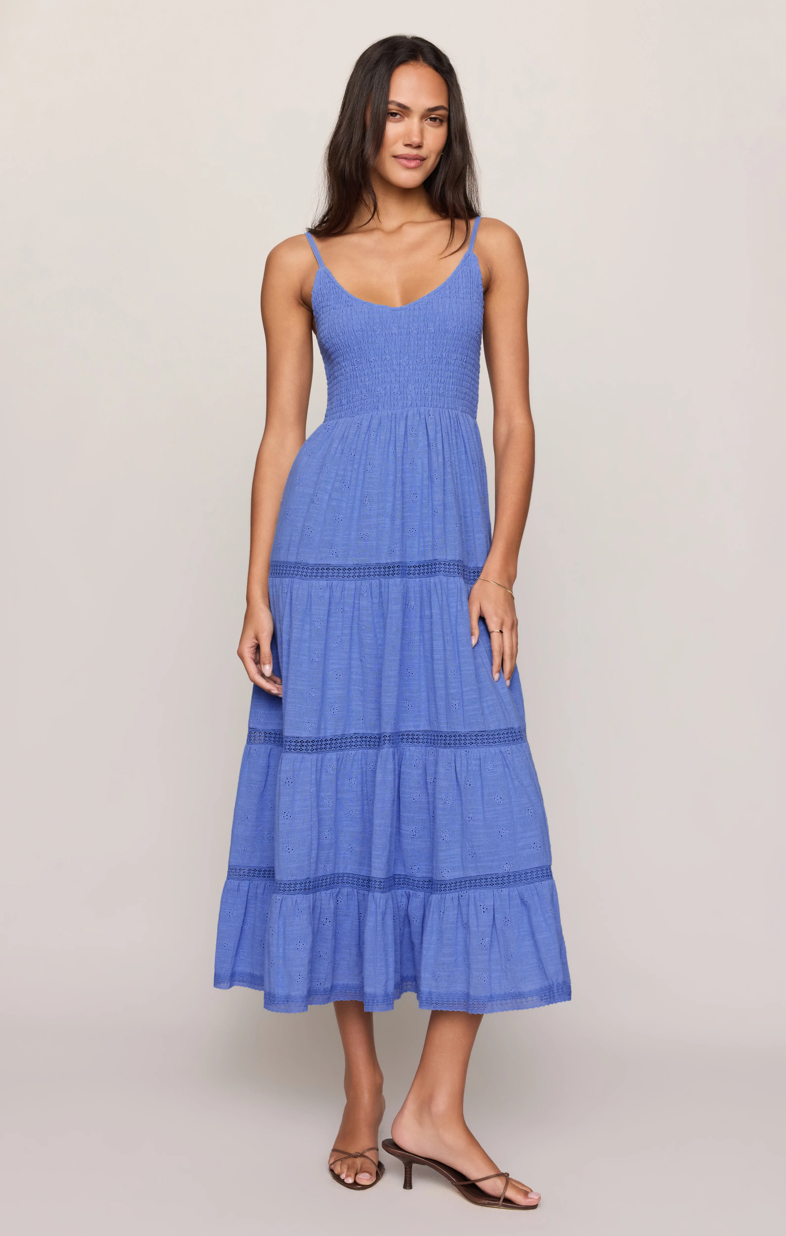 Behati Eyelet Midi Dress - Image 13