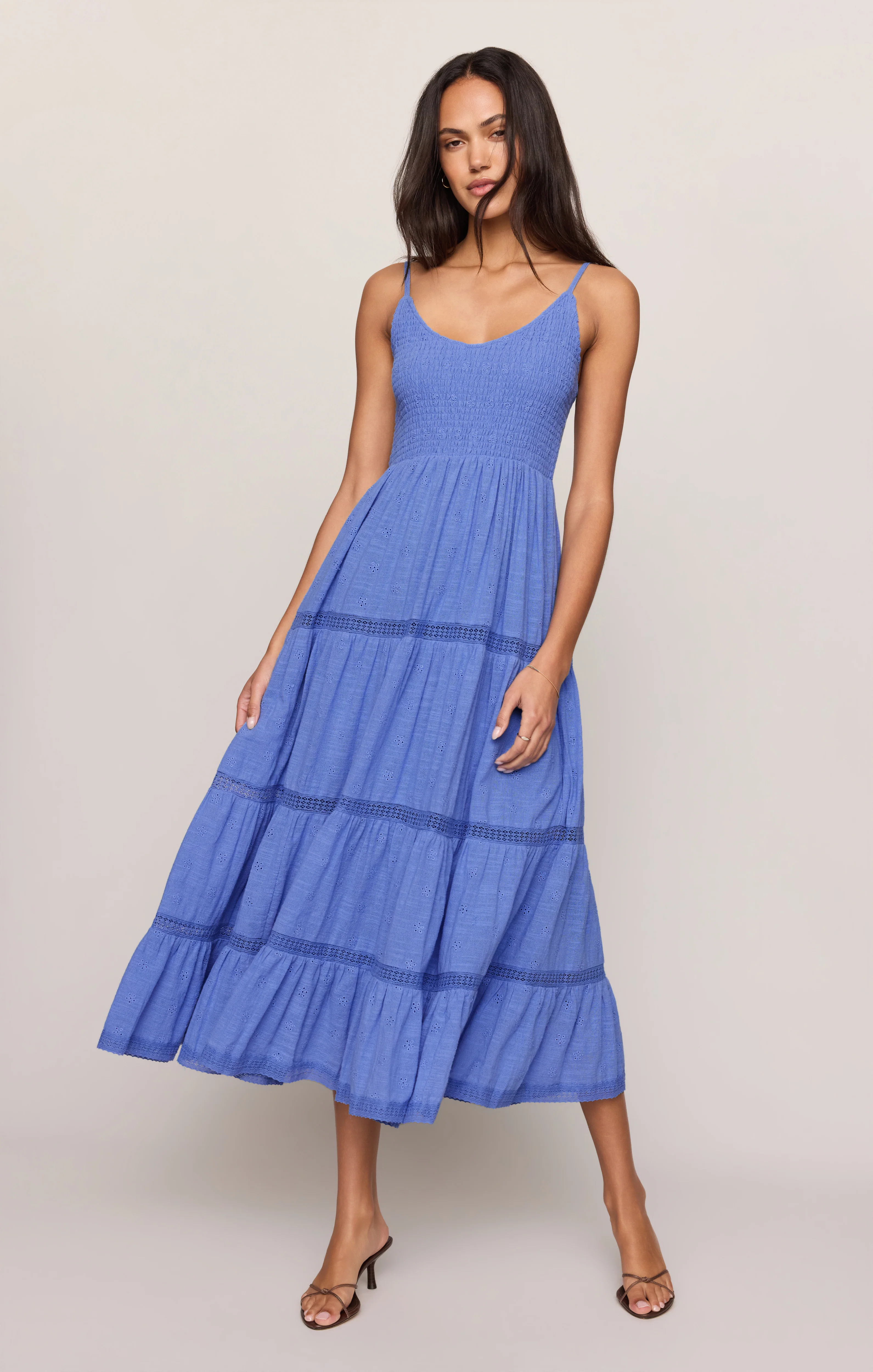 Behati Eyelet Midi Dress - Image 16
