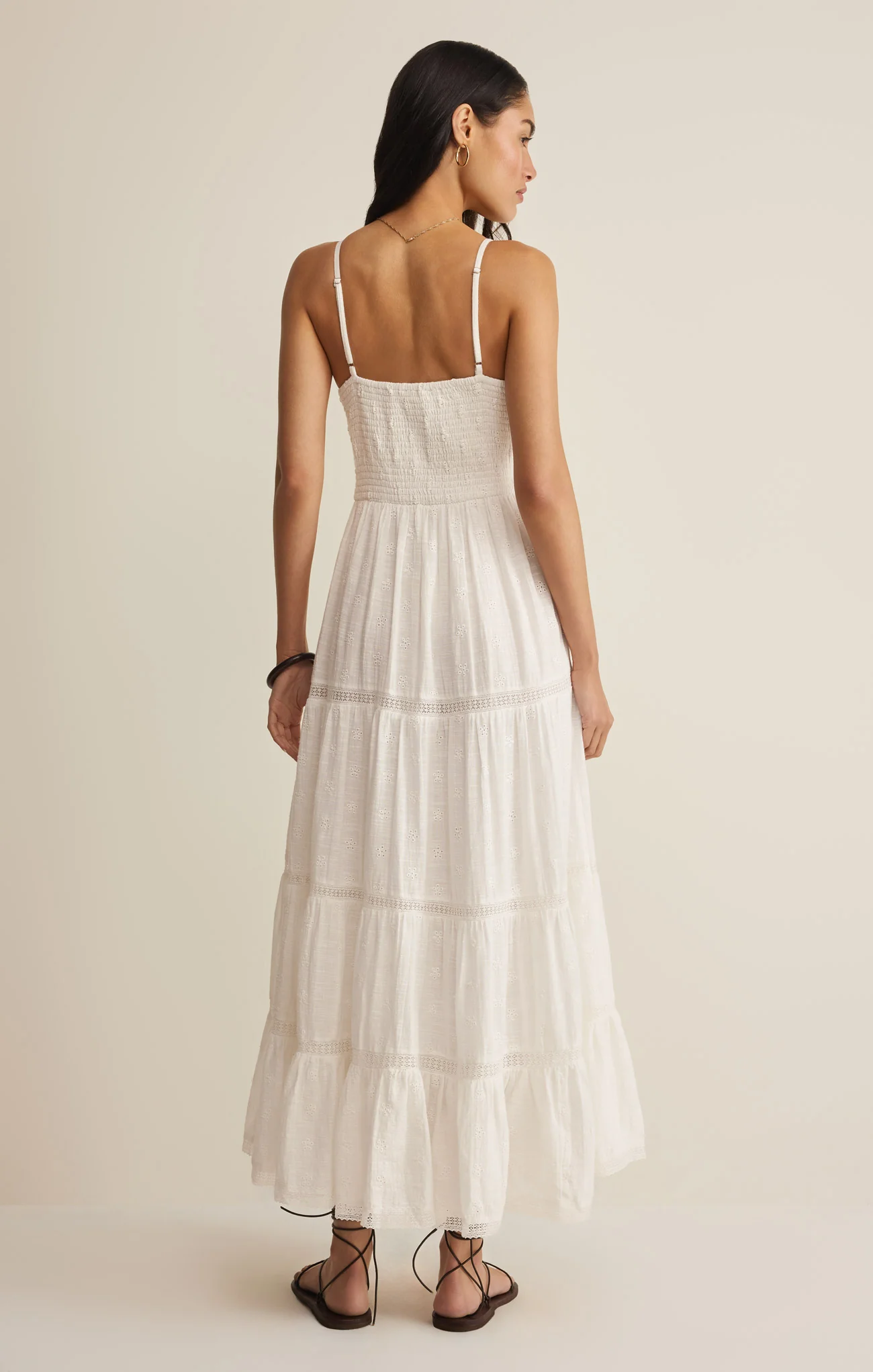 Behati Eyelet Midi Dress - Image 3