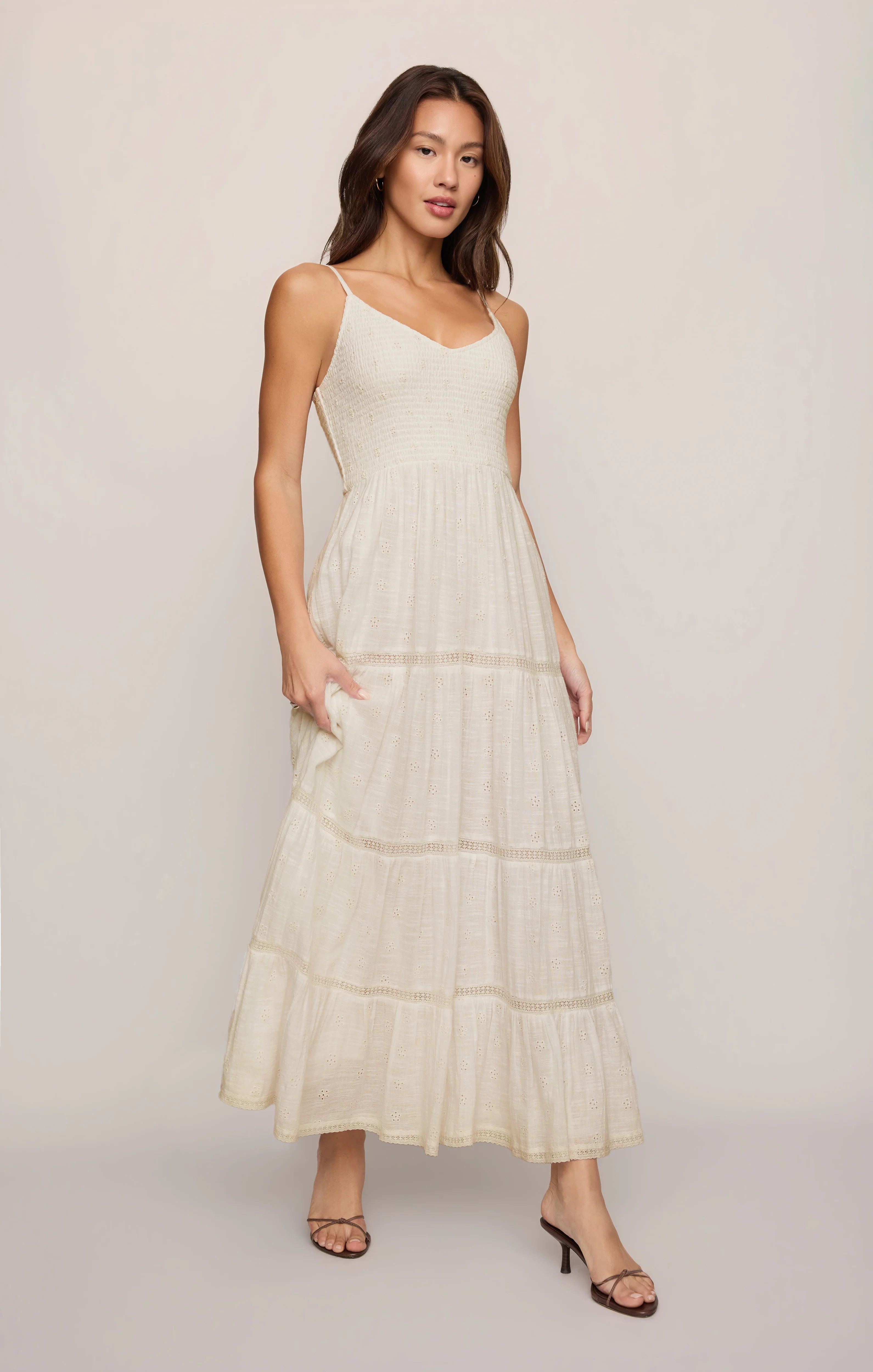 Behati Eyelet Midi Dress - Image 5