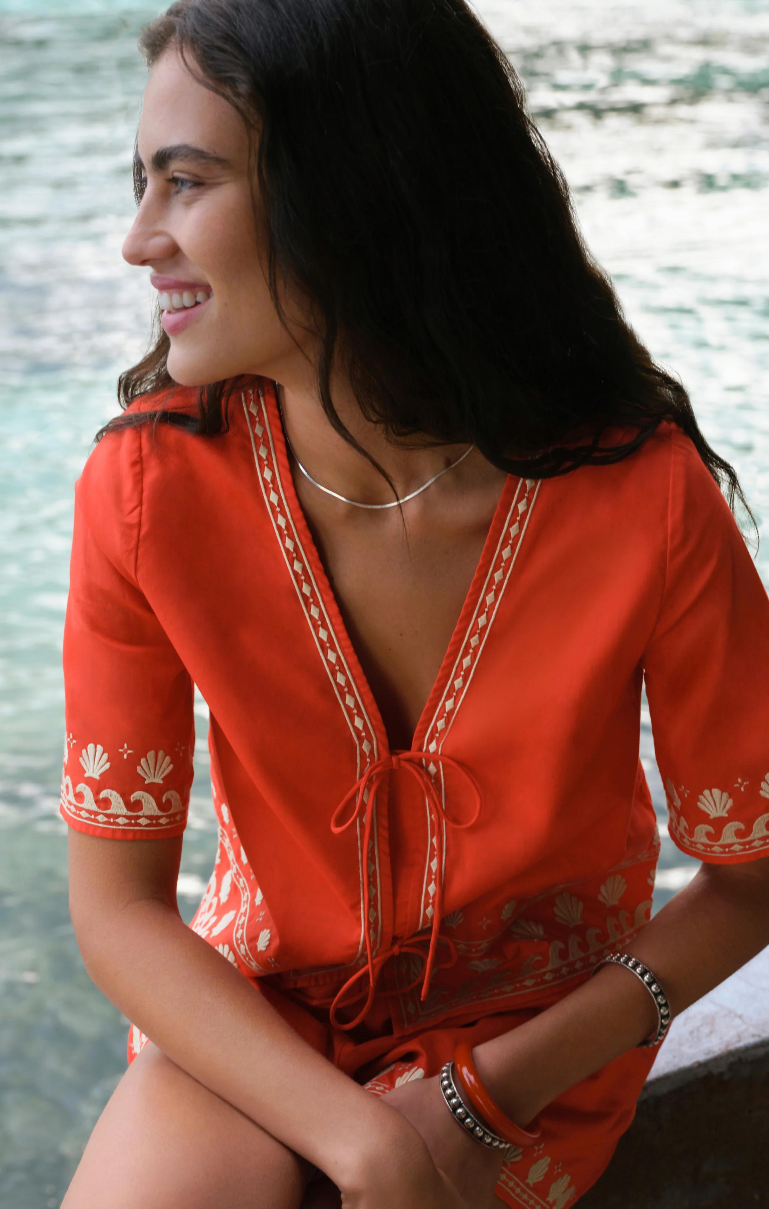 Cast Of Waves Cropped Top - Image 10