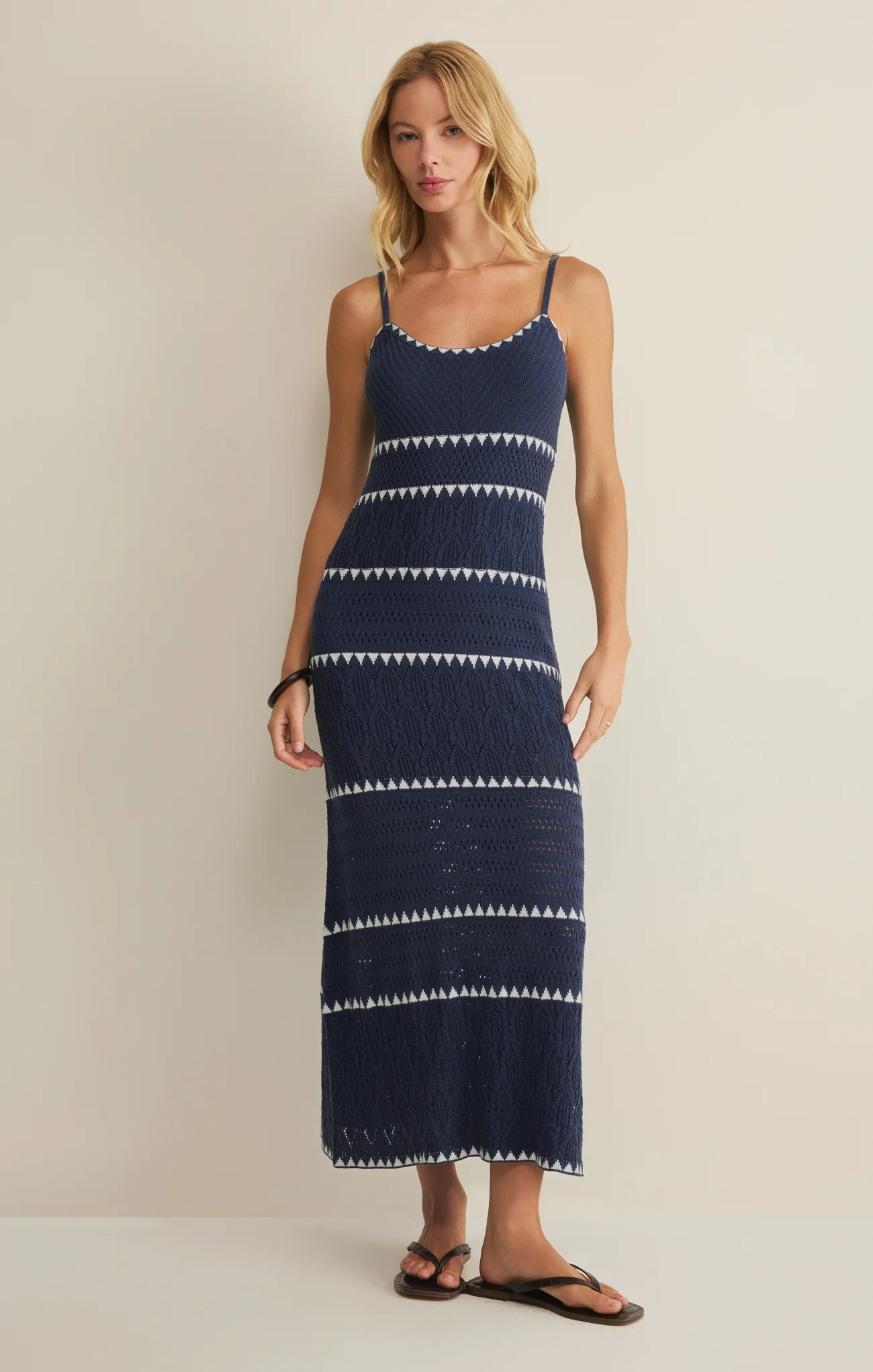 Catamaran Striped Midi Dress - Image 6