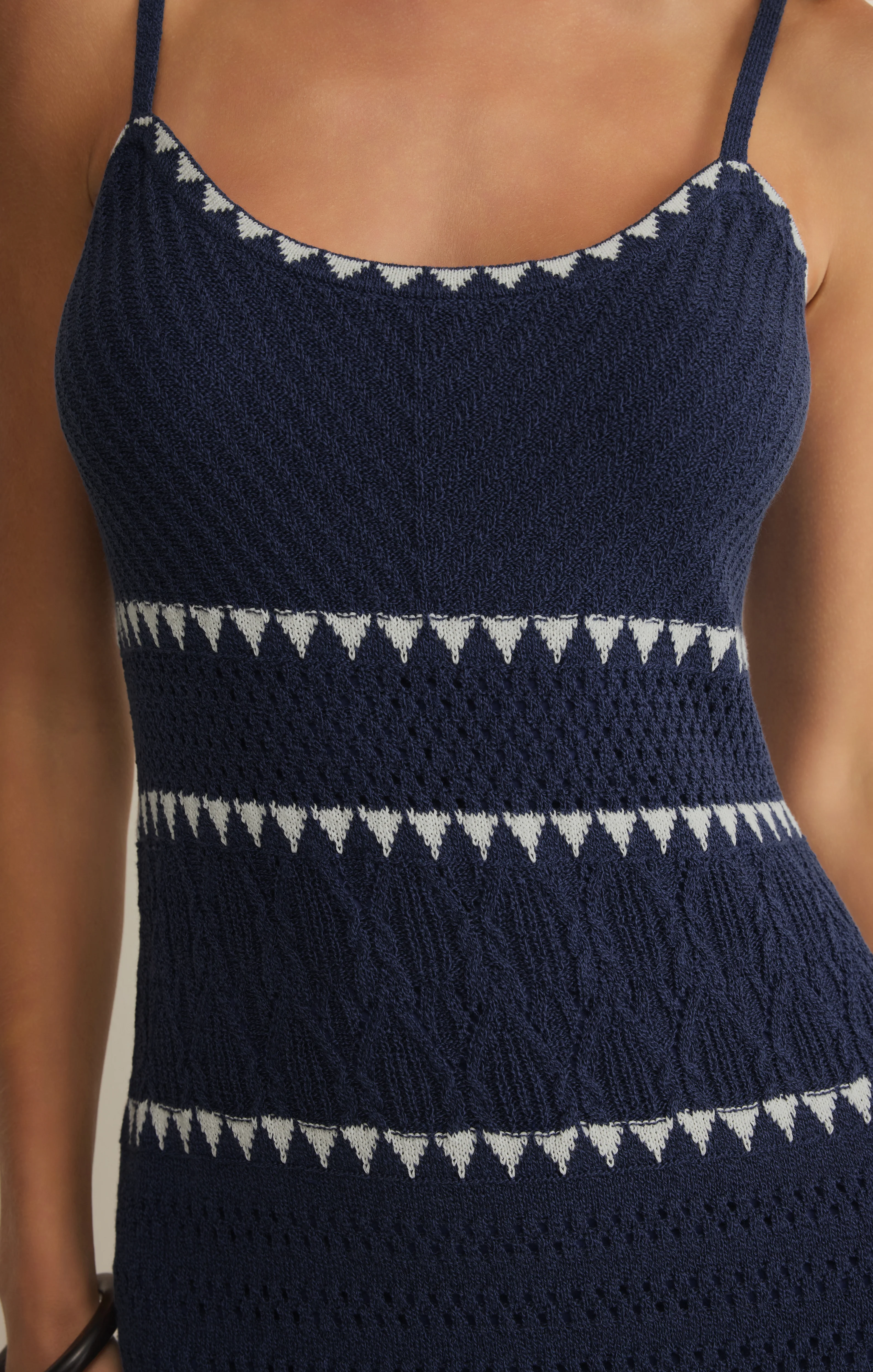 Catamaran Striped Midi Dress - Image 7