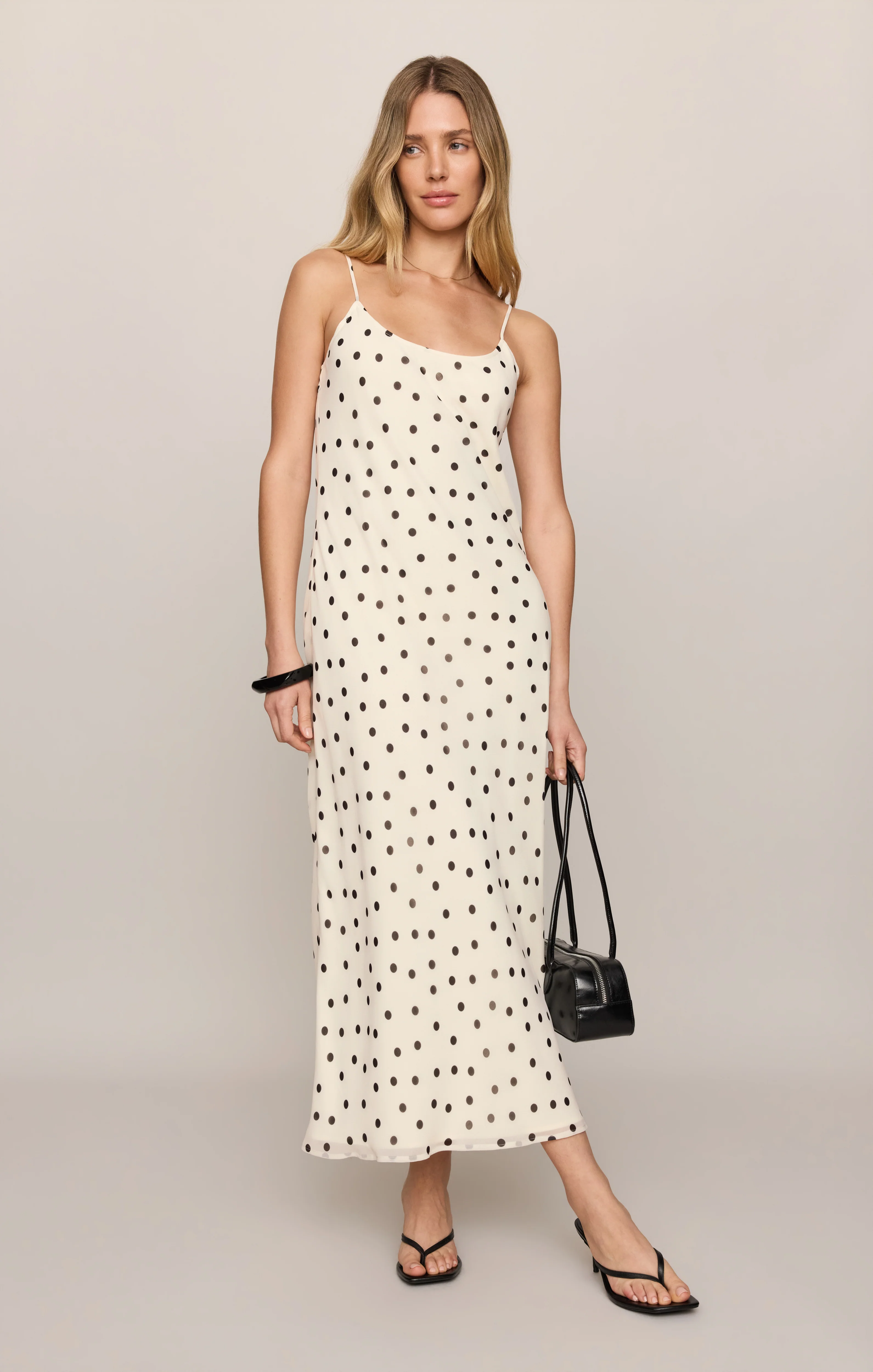 Cecily Polka Dot Slip Dress - Image 4