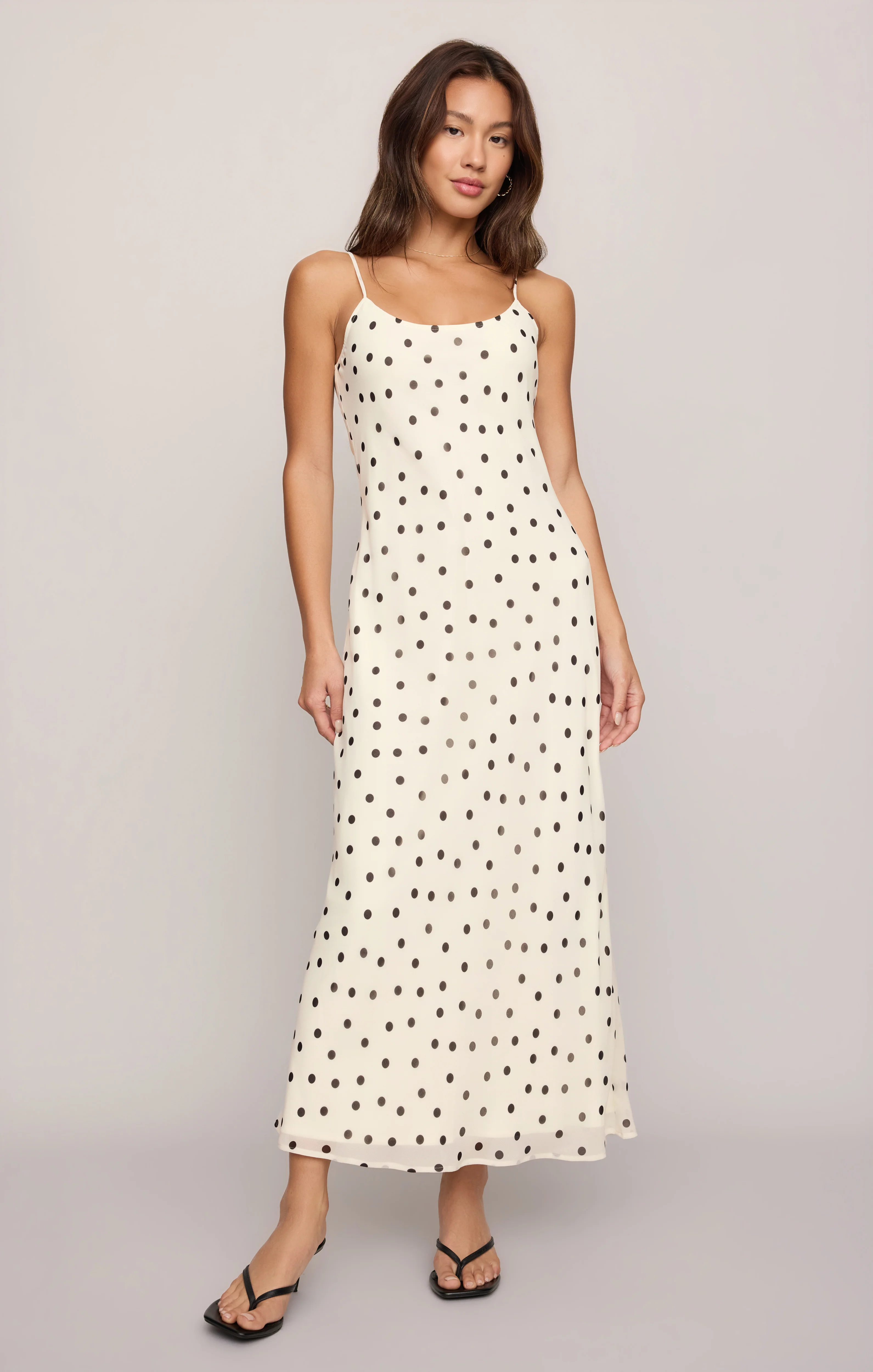 Cecily Polka Dot Slip Dress - Image 6