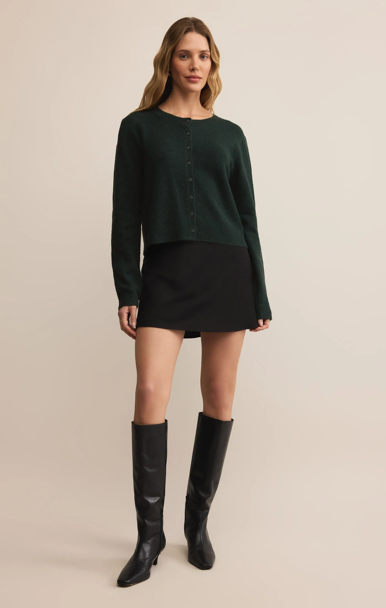 Chablis Satin Mini Skirt - Image 12