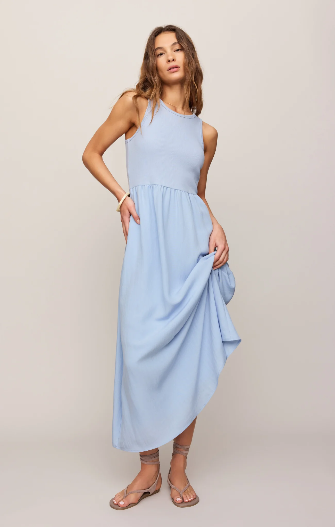 Charlotte Rib Midi Dress - Image 13