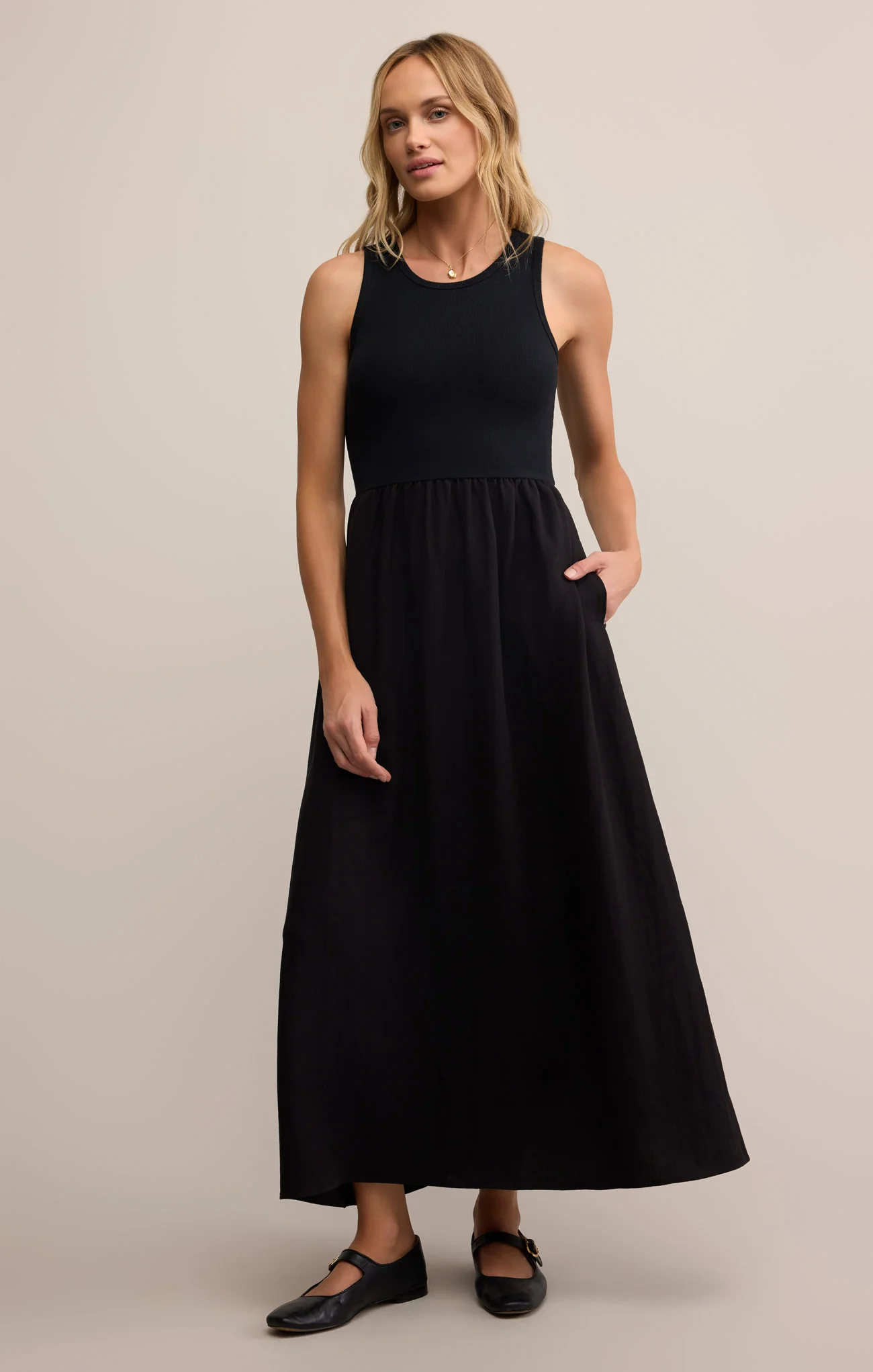 Charlotte Rib Midi Dress - Image 27
