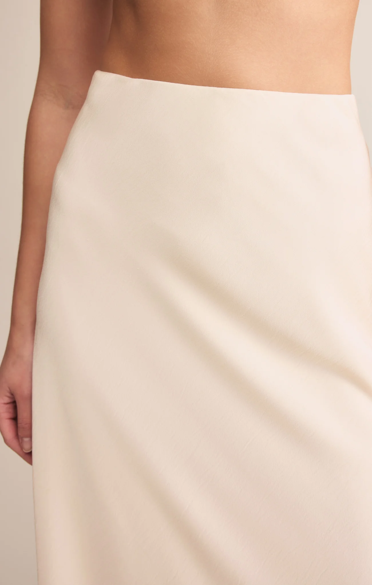 Cinder Lace Satin Midi Skirt - Image 16
