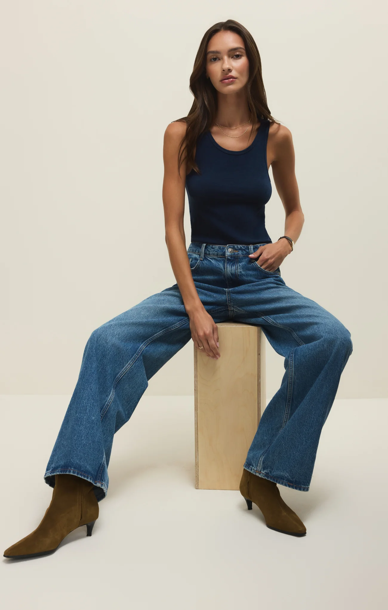 Classic Slub Scoop Tank - Image 25
