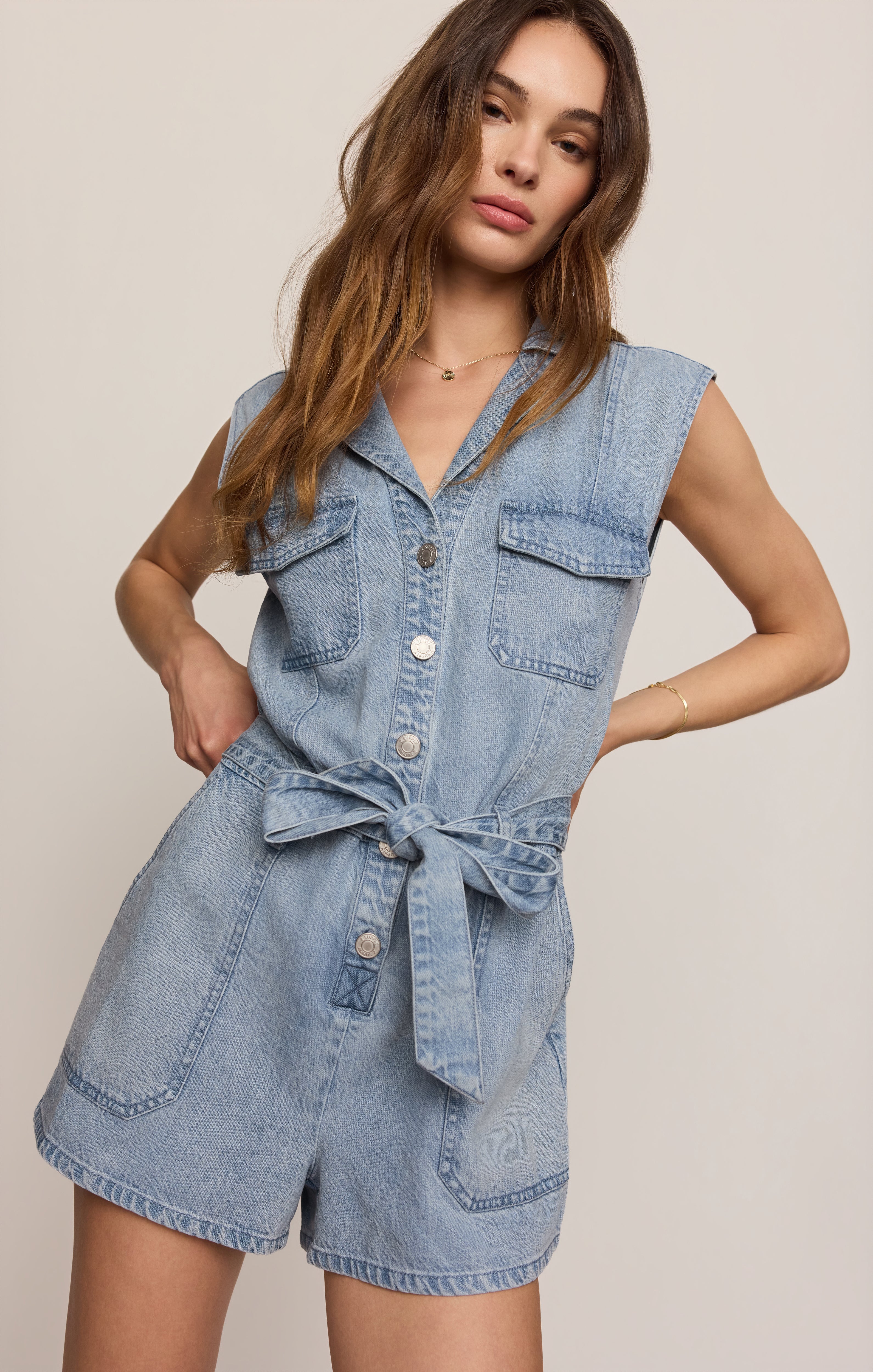 Dash Twill Romper - Image 3
