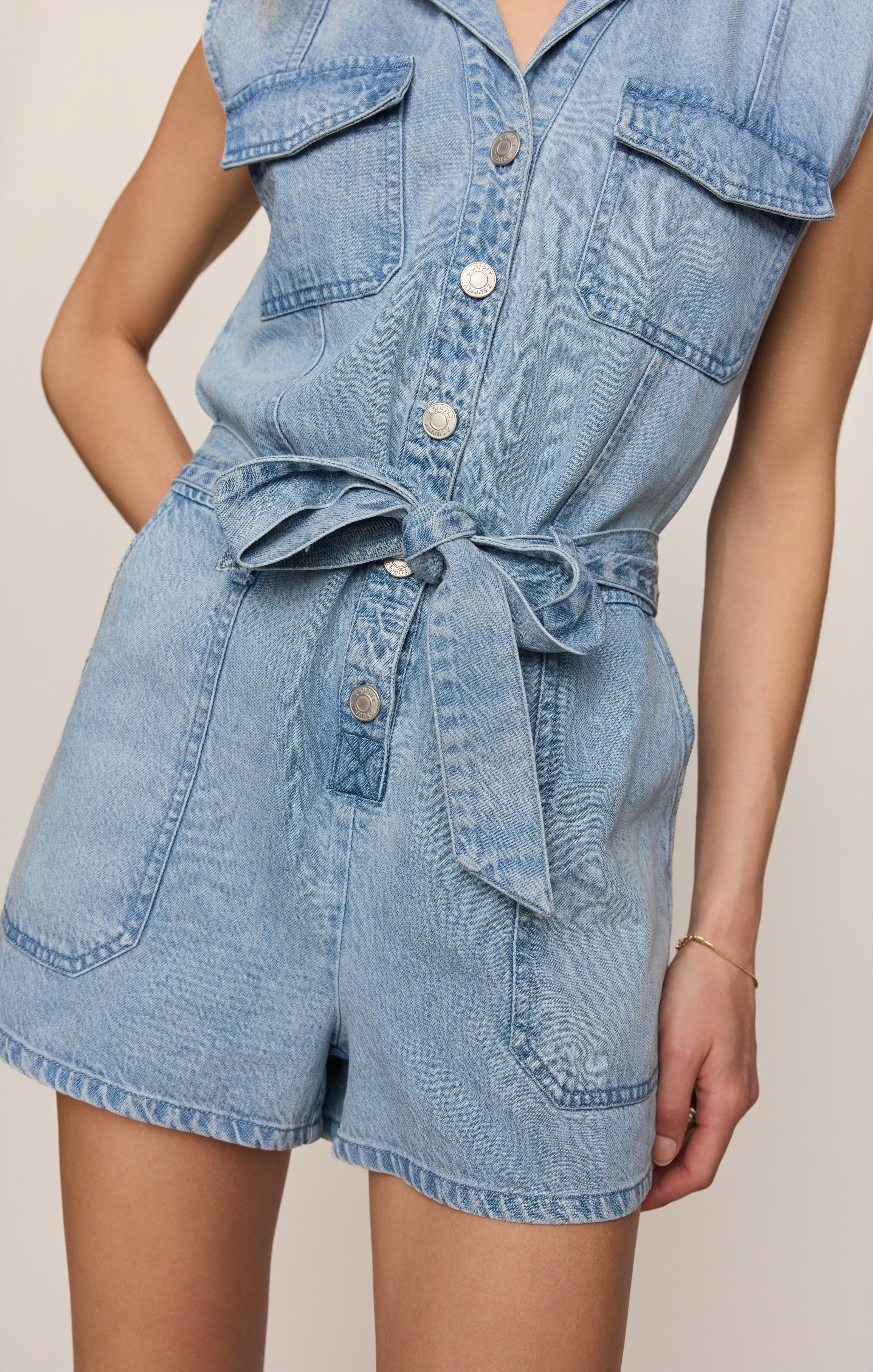 Dash Twill Romper - Image 5
