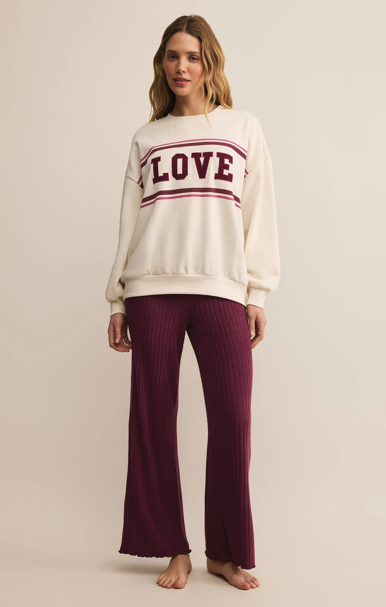 Dawn Smocked Silky Rib Pant - Image 105