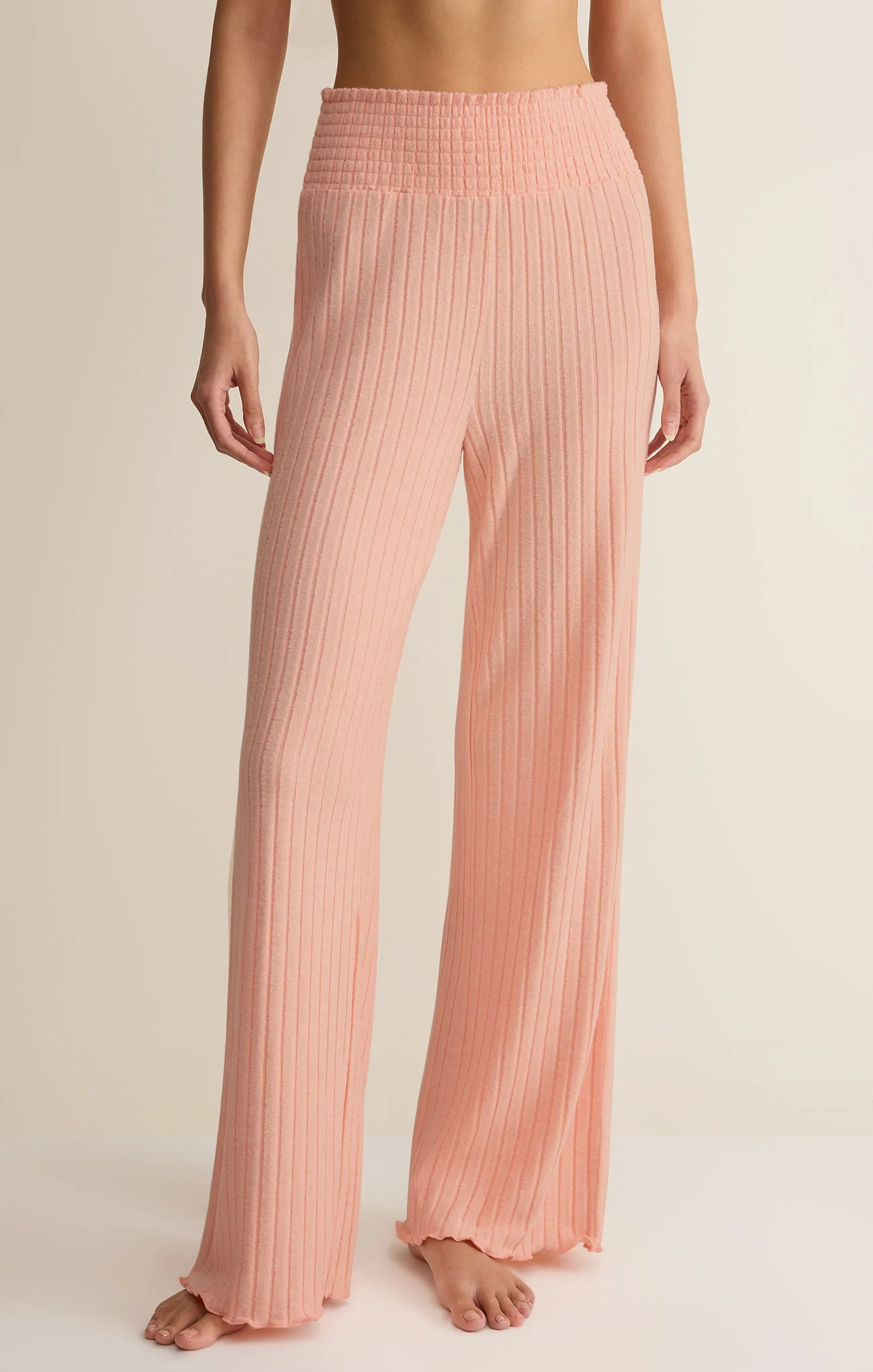 Dawn Smocked Silky Rib Pant - Image 11