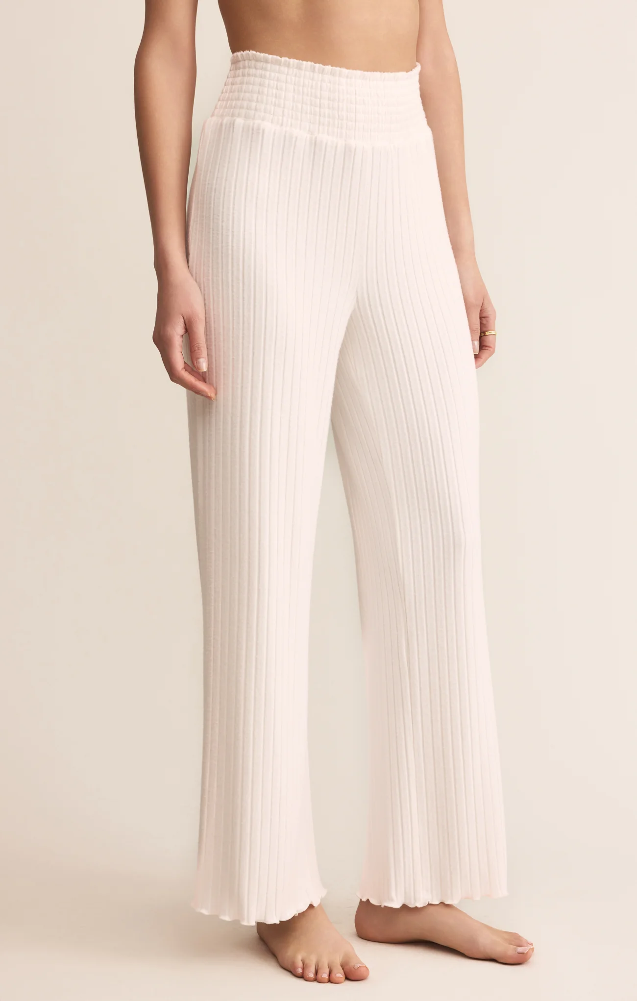 Dawn Smocked Silky Rib Pant - Image 120