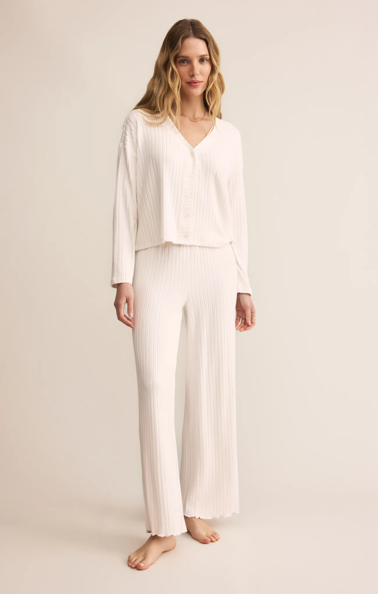 Dawn Smocked Silky Rib Pant - Image 121