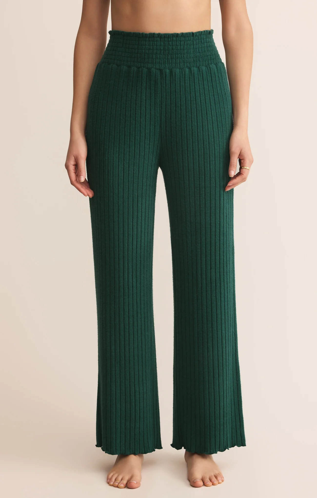 Dawn Smocked Silky Rib Pant - Image 138