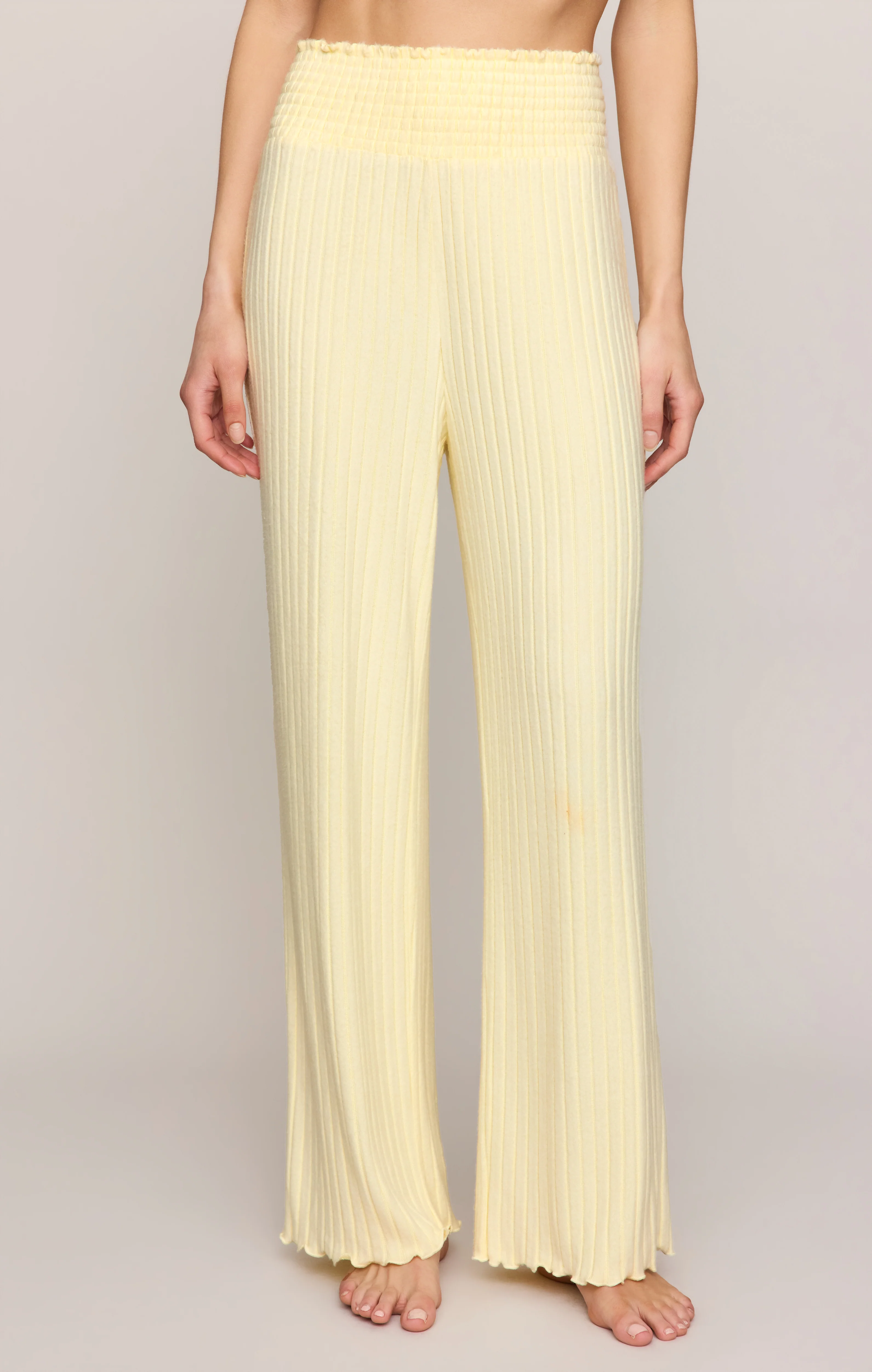 Dawn Smocked Silky Rib Pant - Image 140