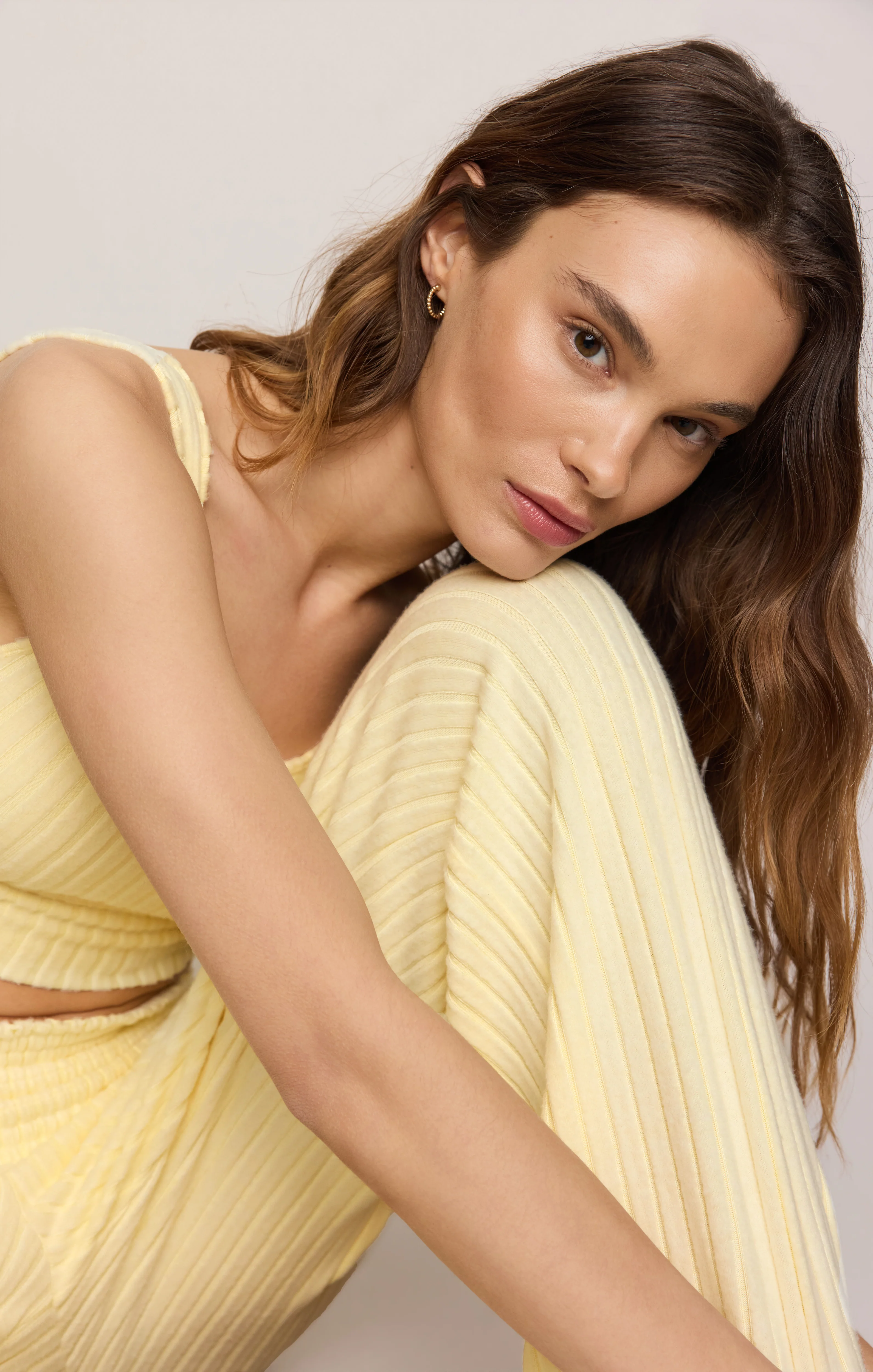 Dawn Smocked Silky Rib Pant - Image 147