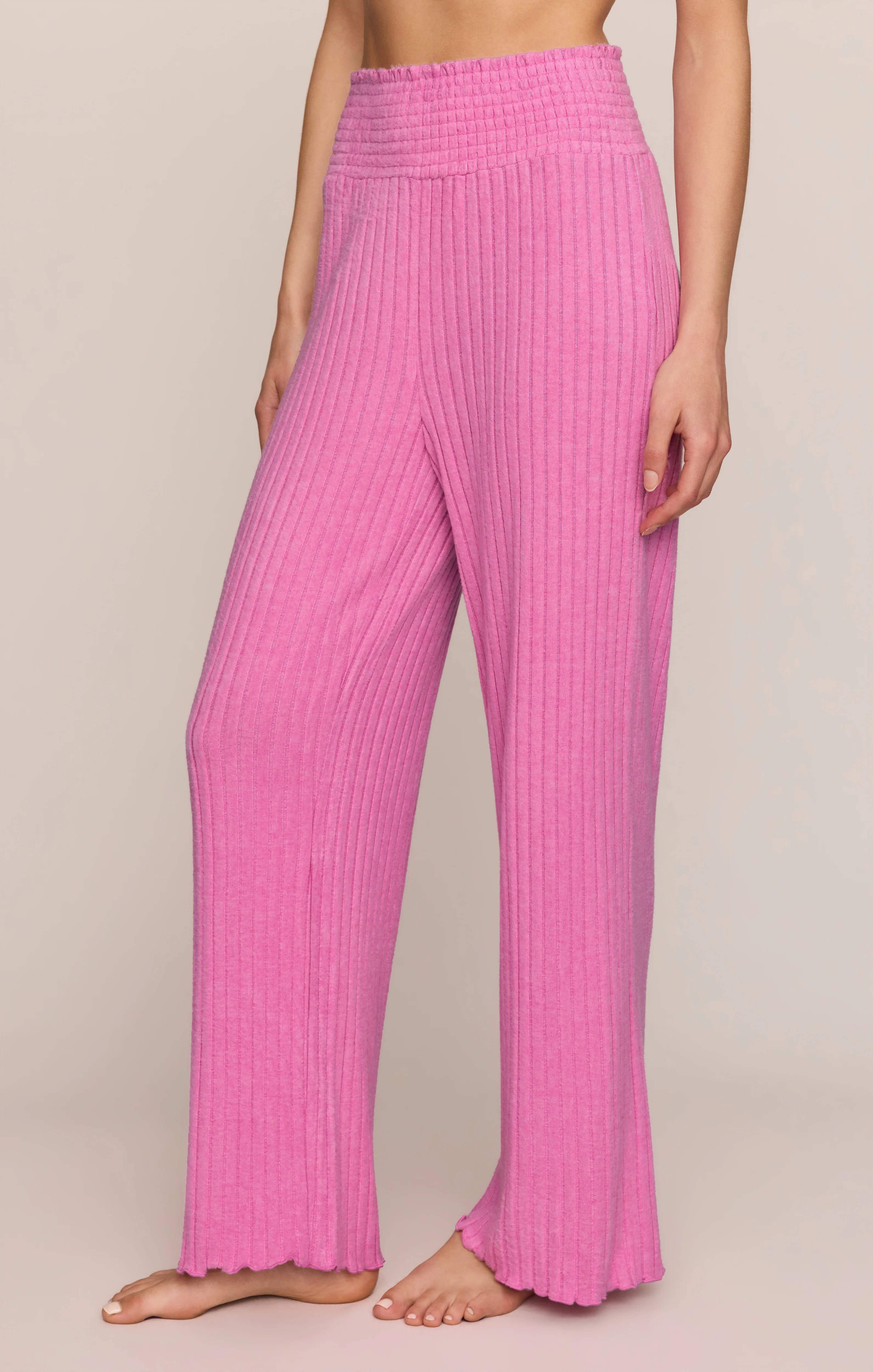 Dawn Smocked Silky Rib Pant - Image 150