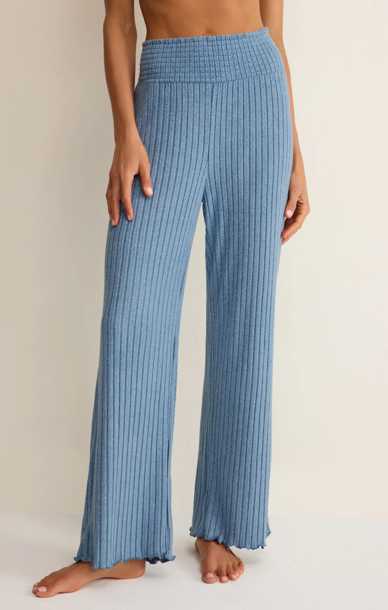 Dawn Smocked Silky Rib Pant - Image 167