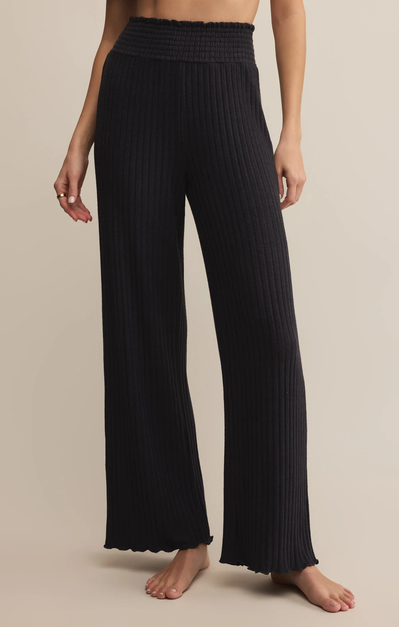 Dawn Smocked Silky Rib Pant - Image 178