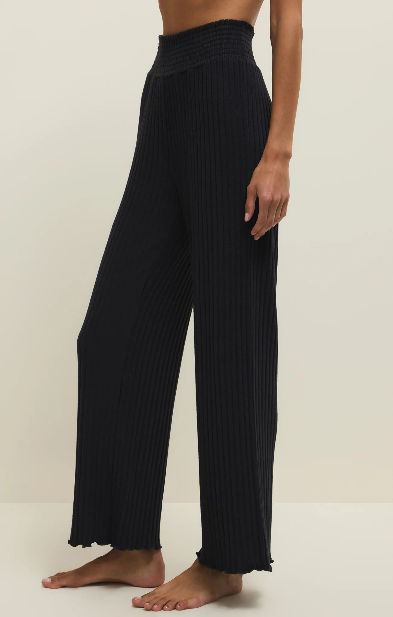 Dawn Smocked Silky Rib Pant - Image 180
