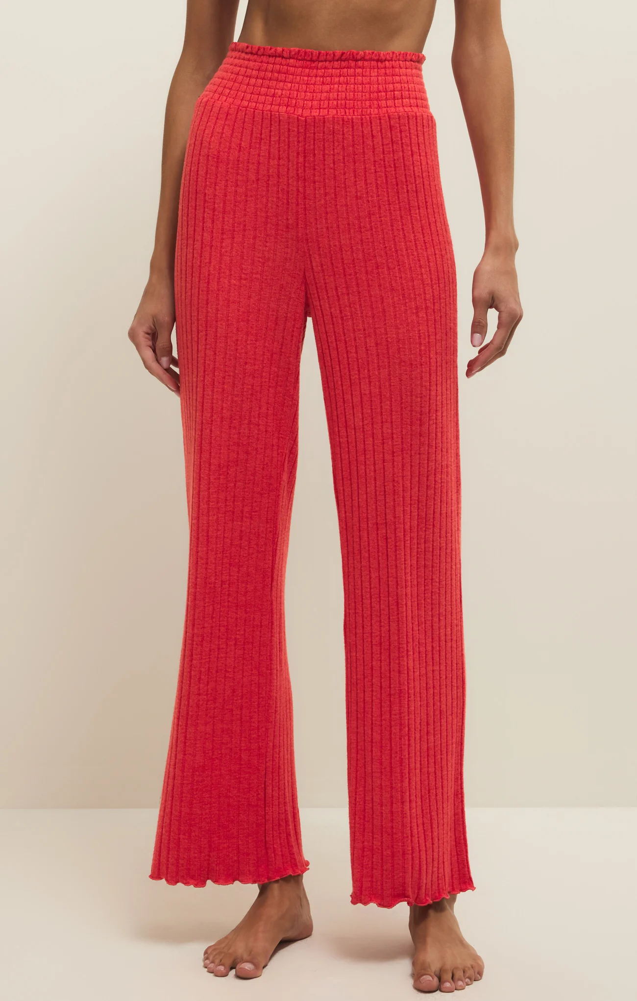 Dawn Smocked Silky Rib Pant - Image 27
