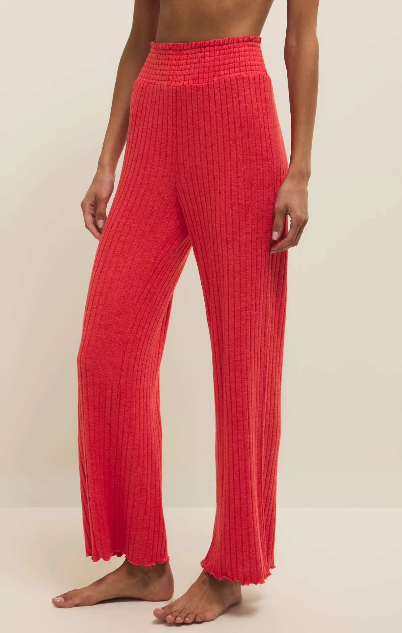 Dawn Smocked Silky Rib Pant - Image 29