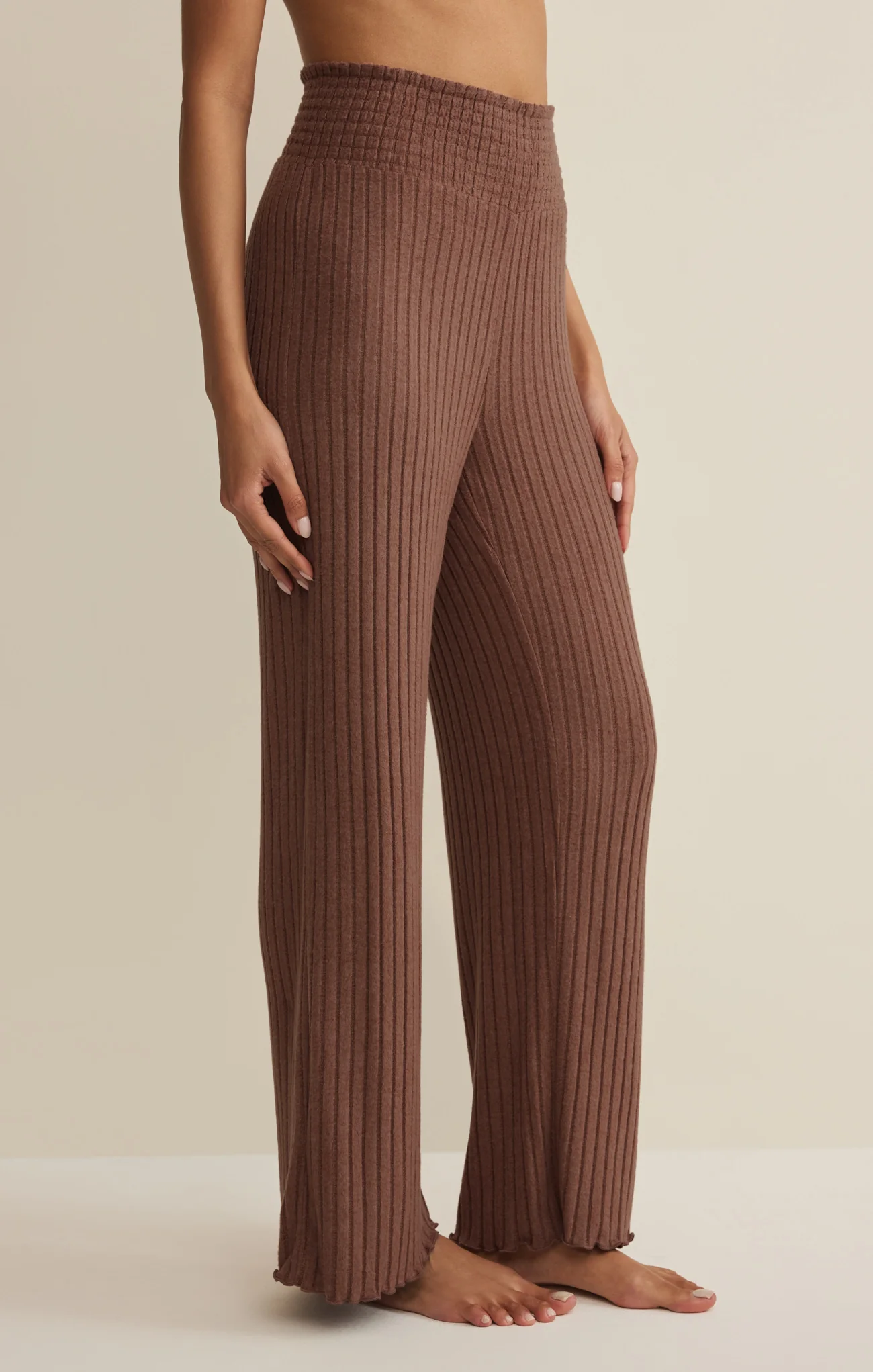Dawn Smocked Silky Rib Pant - Image 45