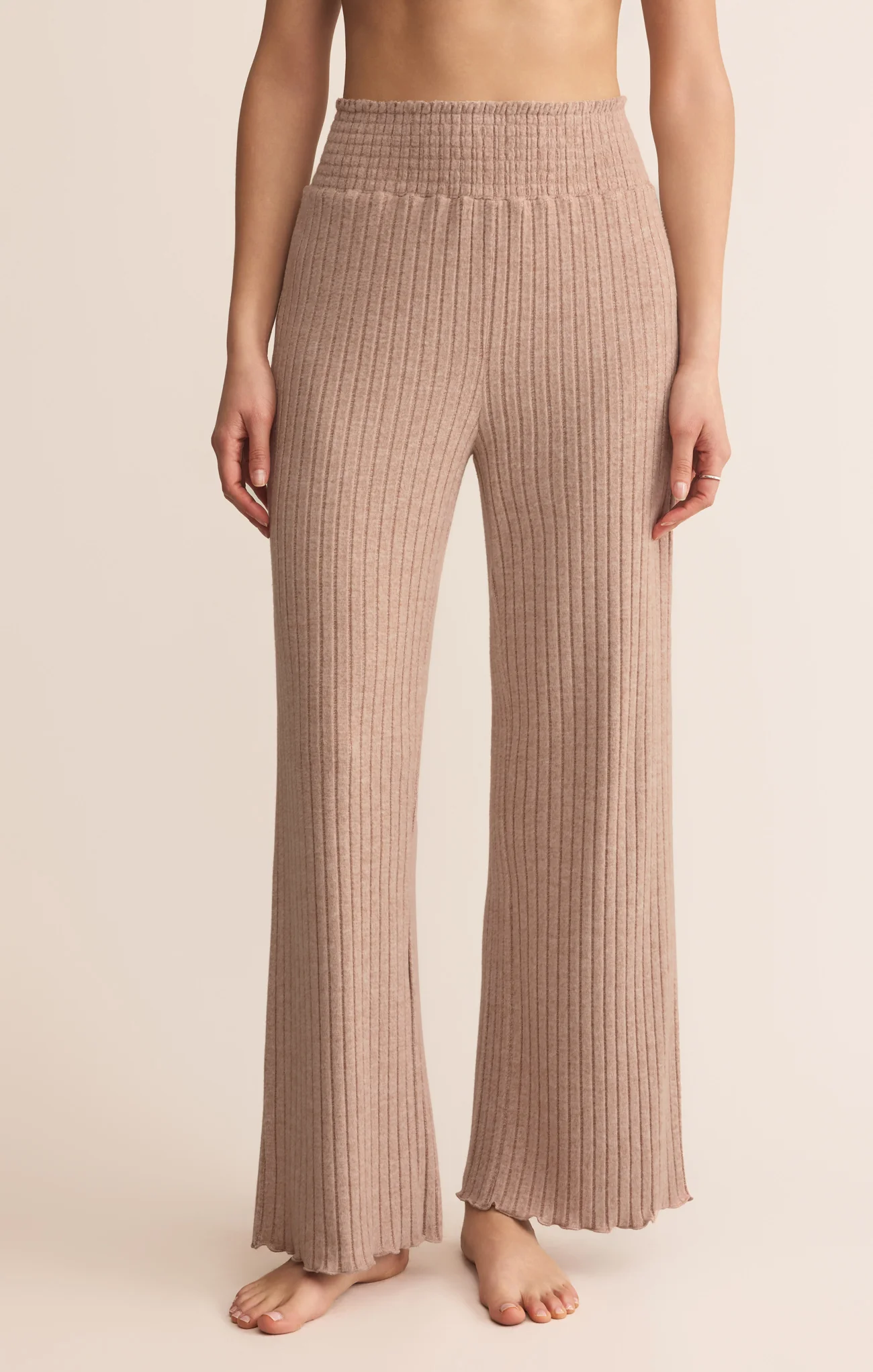 Dawn Smocked Silky Rib Pant - Image 73